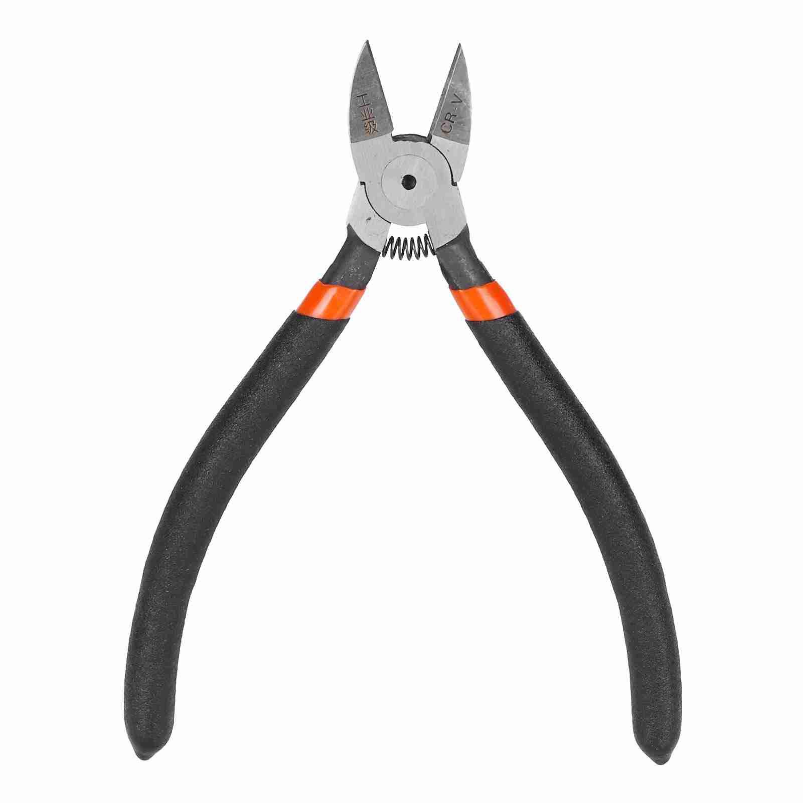 Mini Diagonal Pliers Nippers Wire Cable Cutting Pliers Spring Handle view 2
