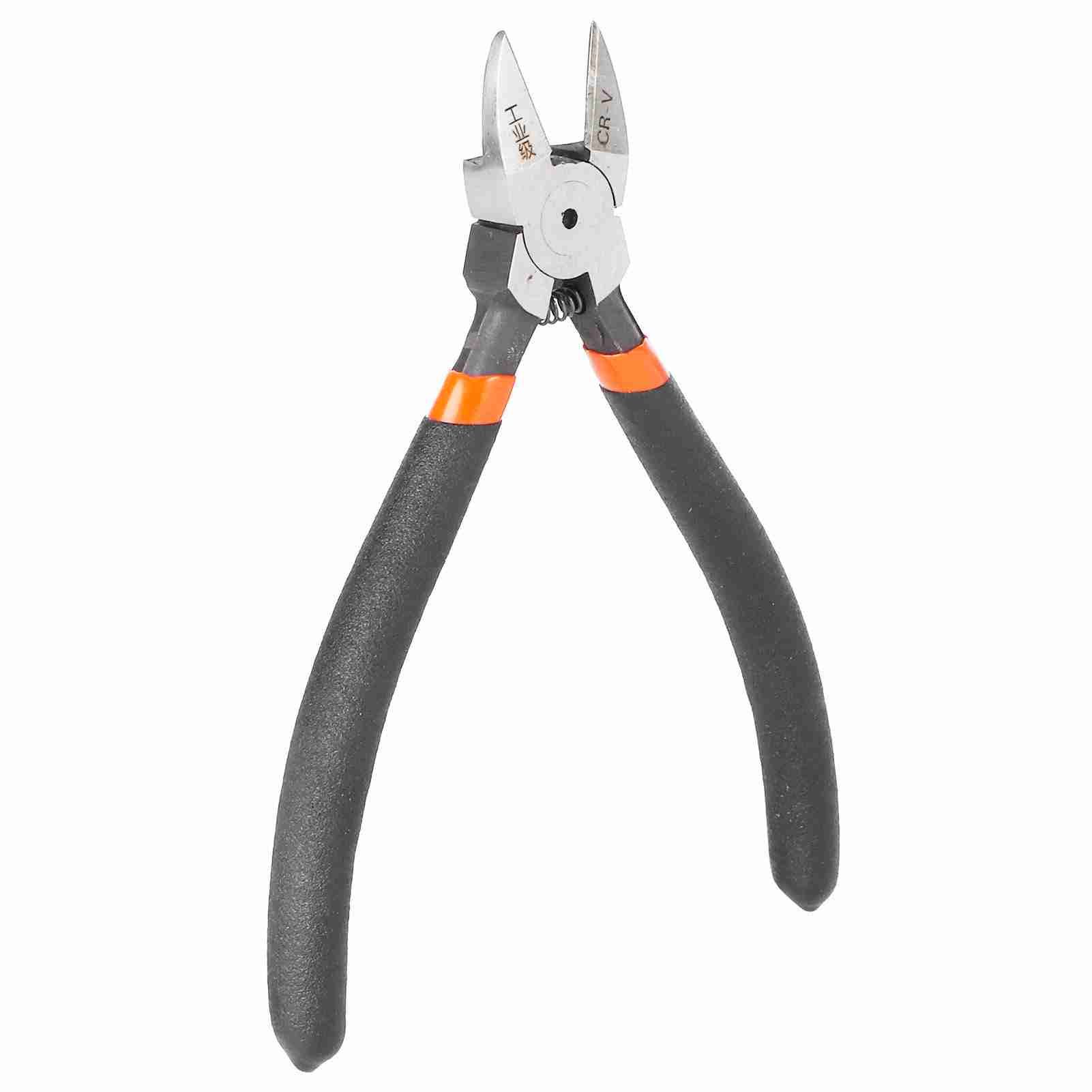 Mini Diagonal Pliers Nippers Wire Cable Cutting Pliers Spring Handle view 7