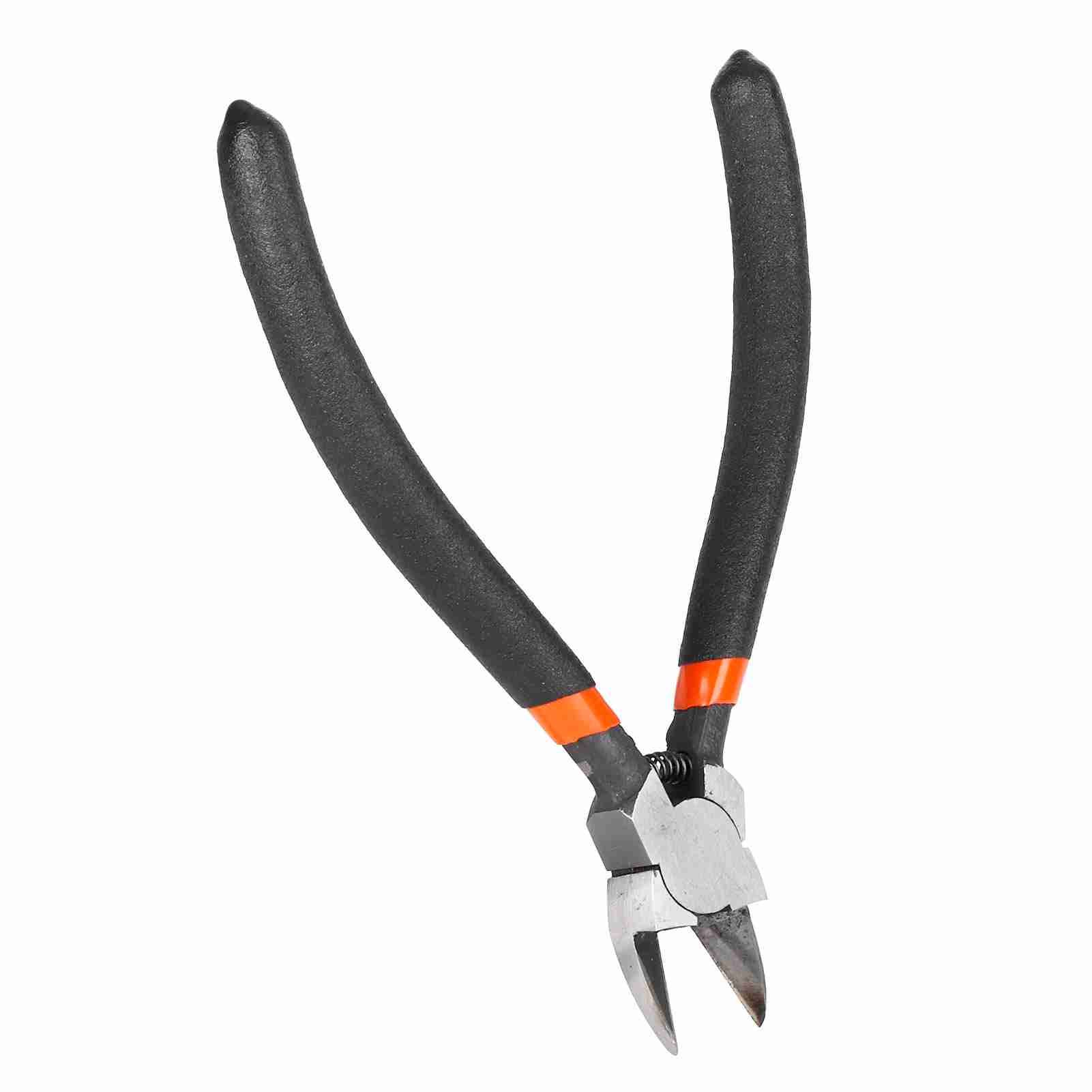 Mini Diagonal Pliers Nippers Wire Cable Cutting Pliers Spring Handle view 8