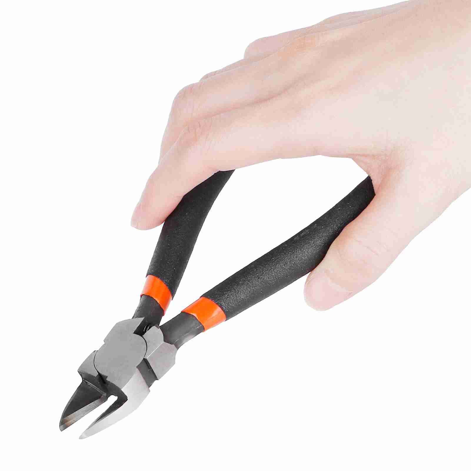 Mini Diagonal Pliers Nippers Wire Cable Cutting Pliers Spring Handle view 12