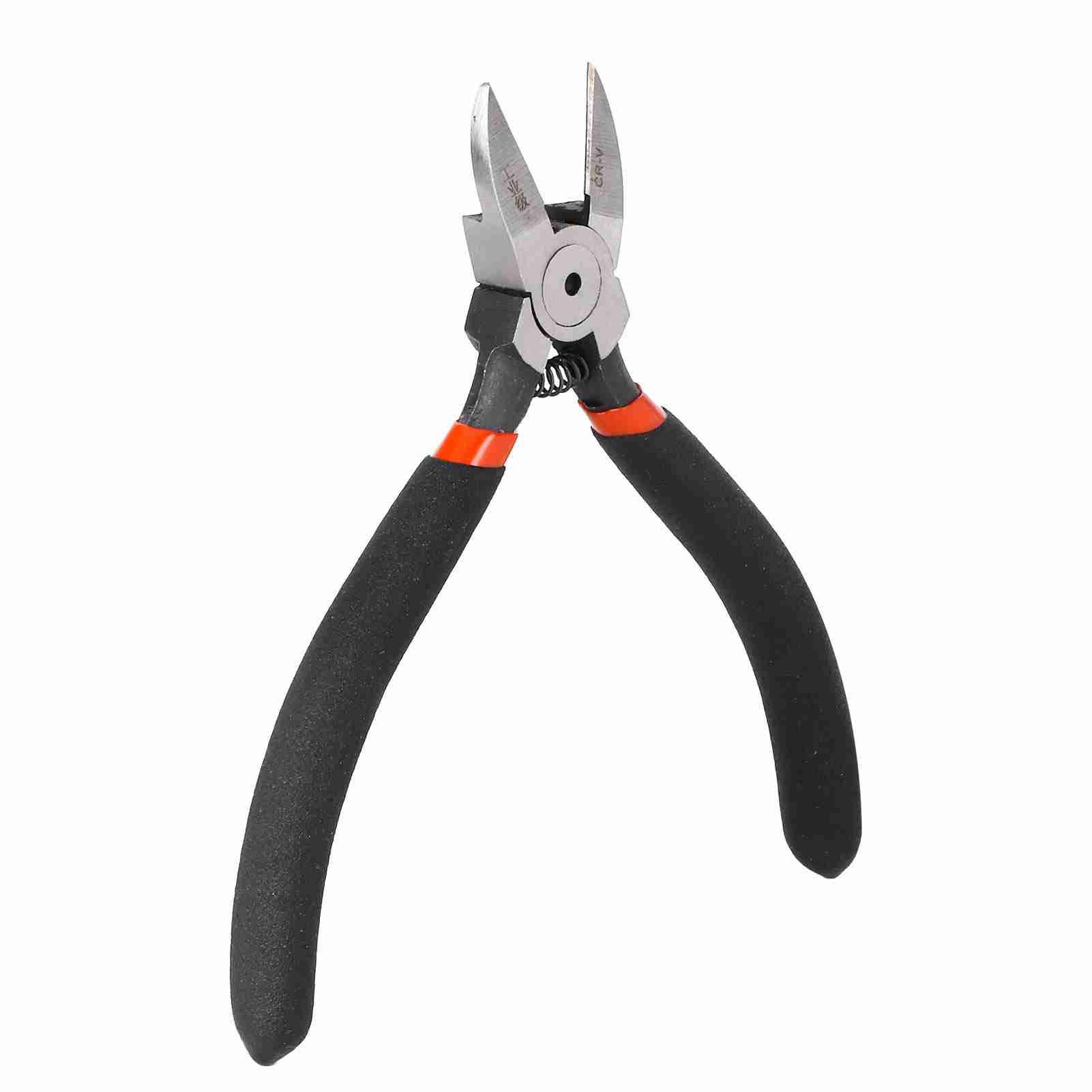 Mini Diagonal Pliers Nippers Wire Cable Cutting Pliers Spring Handle view 3