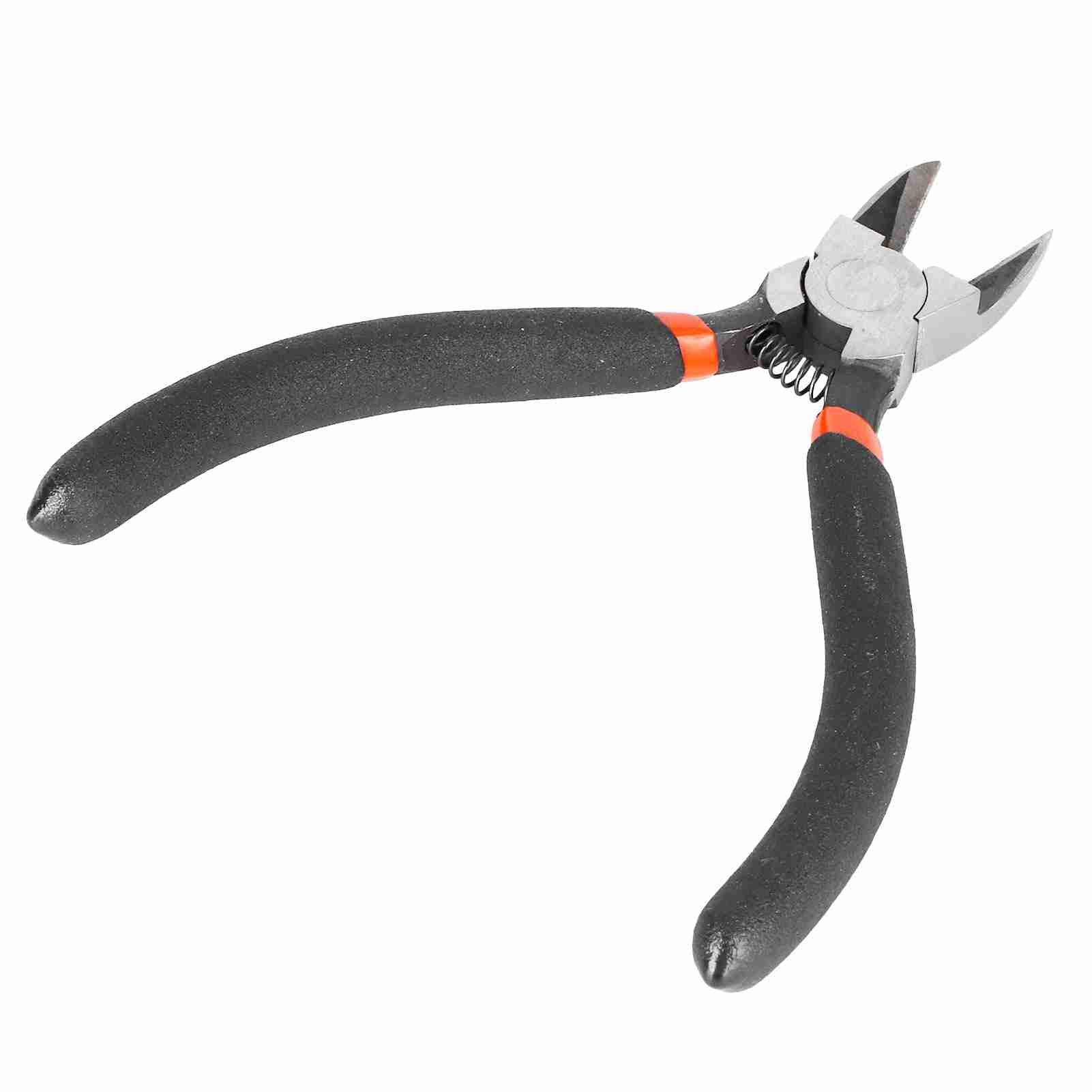 Mini Diagonal Pliers Nippers Wire Cable Cutting Pliers Spring Handle view 6