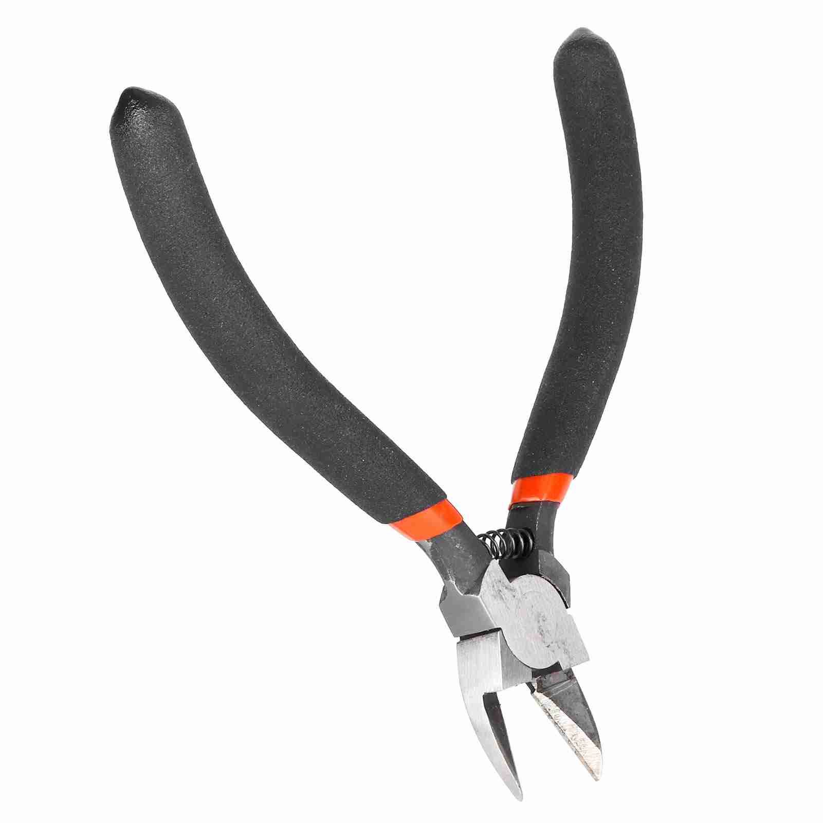 Mini Diagonal Pliers Nippers Wire Cable Cutting Pliers Spring Handle view 8