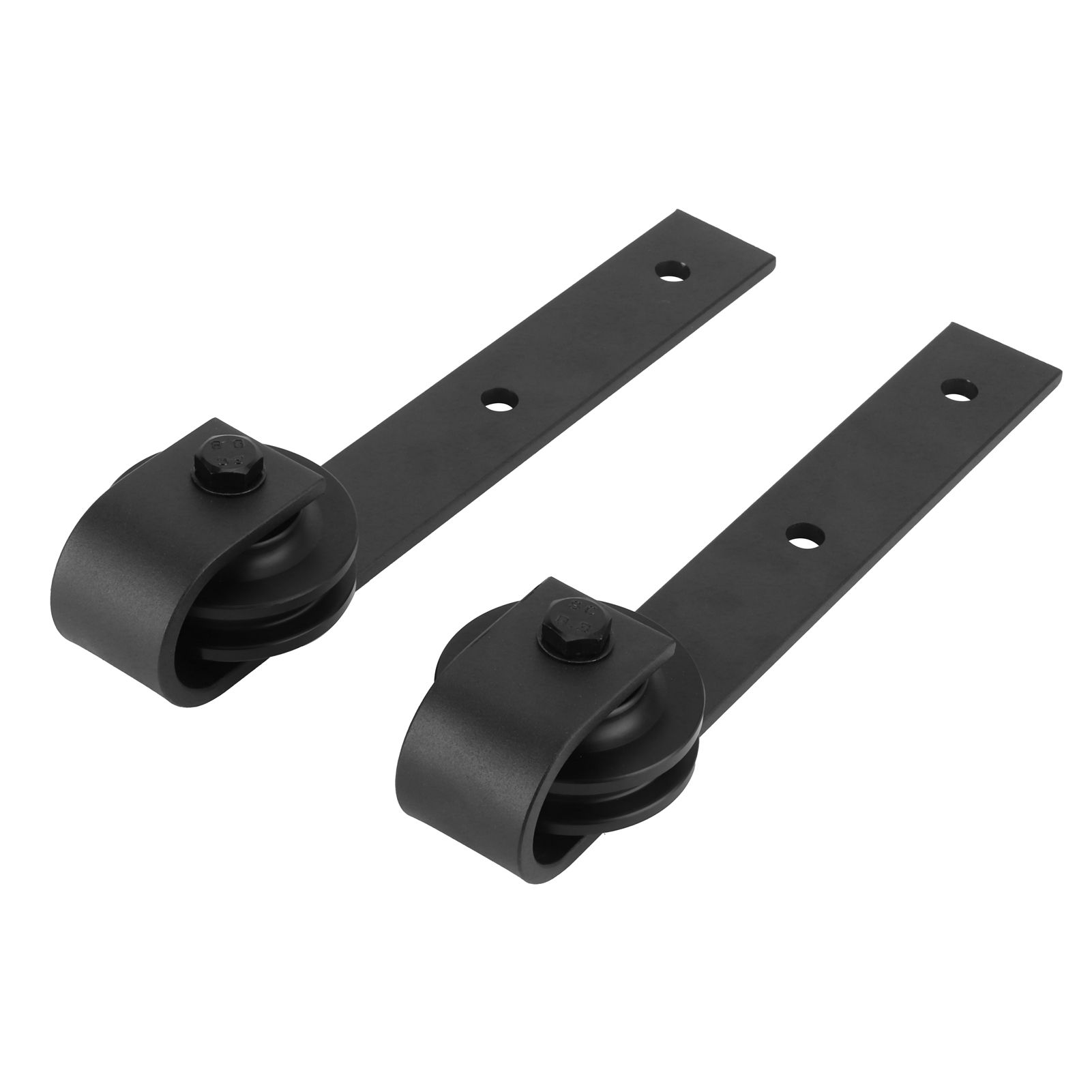 Sliding Barn Door Pulley Hardware Rack Hanger Roller Wheel Carbon Steel Noiseless view 3
