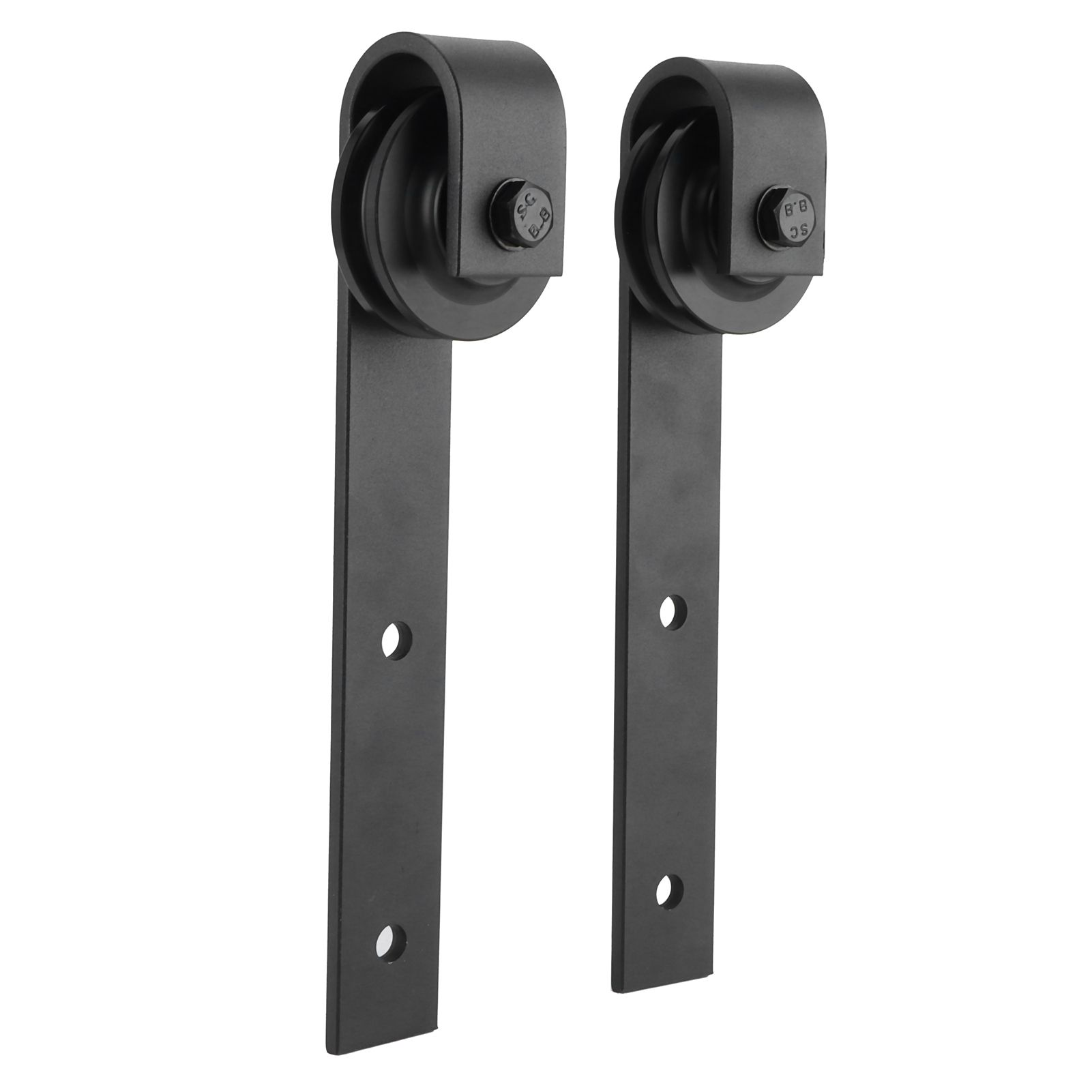 Sliding Barn Door Pulley Hardware Rack Hanger Roller Wheel Carbon Steel Noiseless view 4
