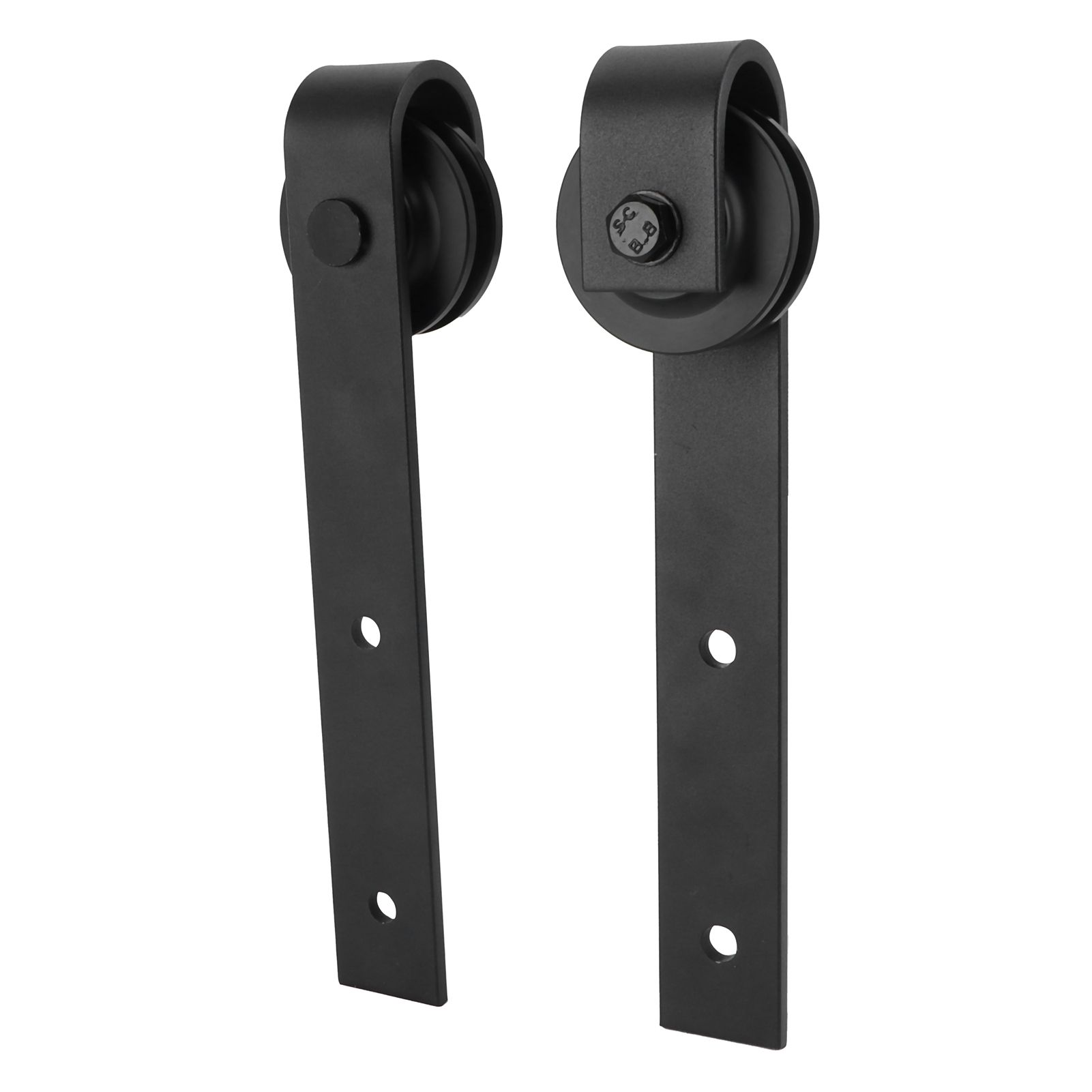 Sliding Barn Door Pulley Hardware Rack Hanger Roller Wheel Carbon Steel Noiseless view 5