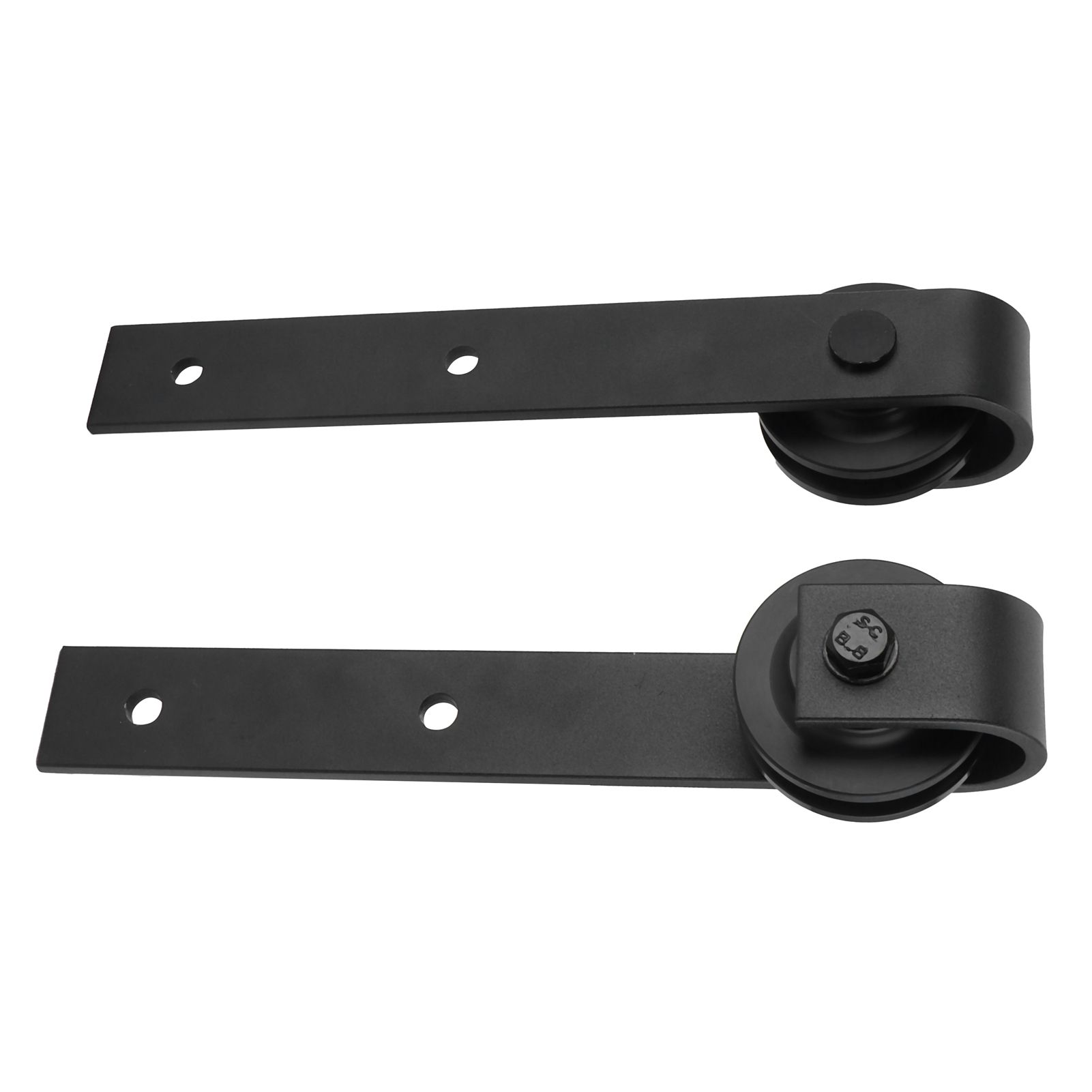 Sliding Barn Door Pulley Hardware Rack Hanger Roller Wheel Carbon Steel Noiseless view 8