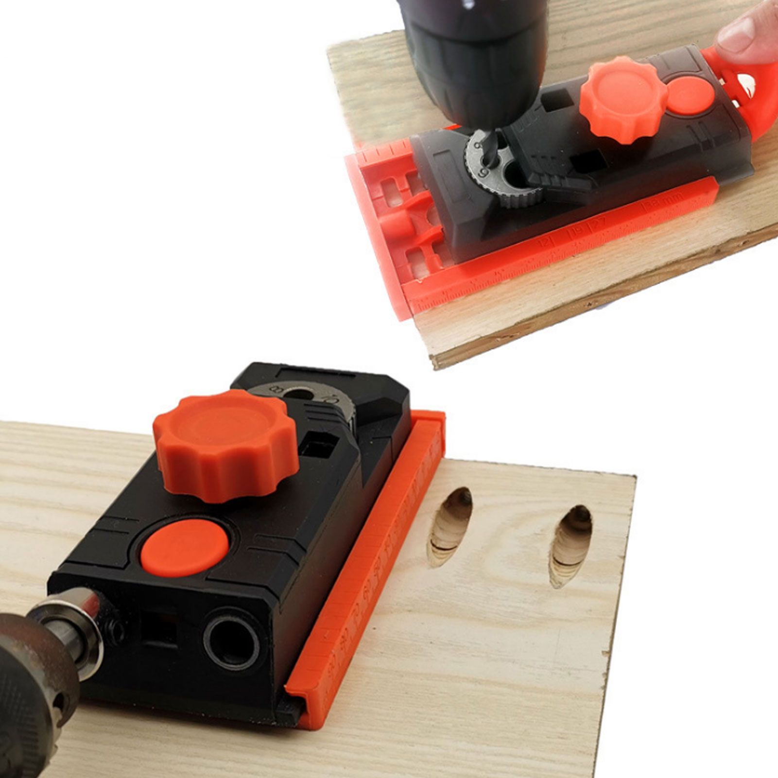 Punch Locator Multifunction Hole Drilling Guide Tool Woodworking Positioning view 9