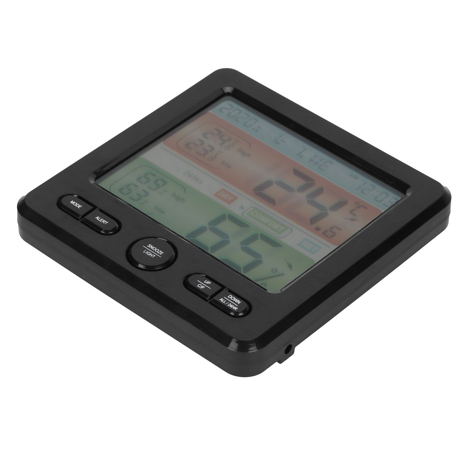 Digital Color Screen Temperature and Humidity Meter Indoor Thermometer view 6