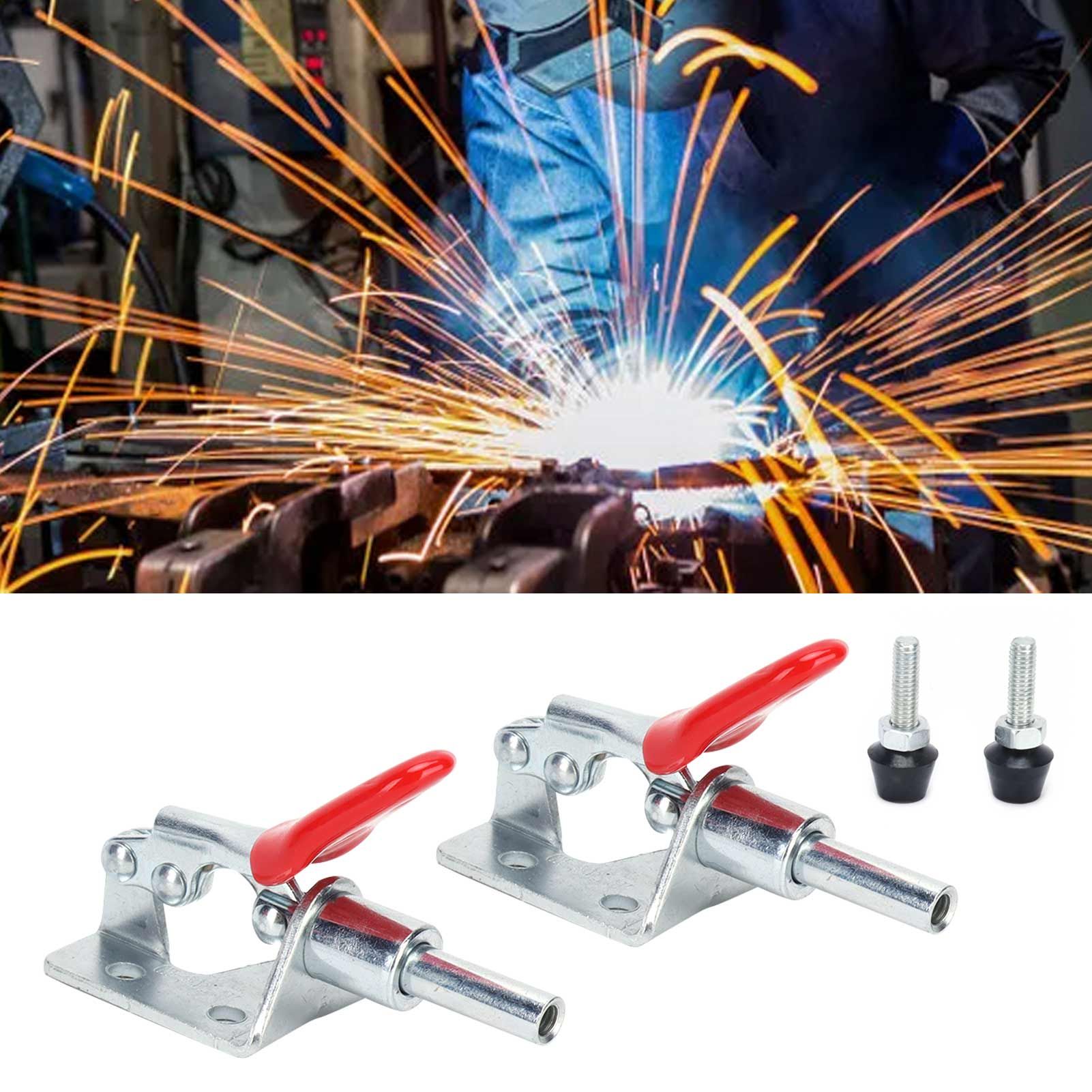 2 Set Push Pull Toggle Clamp Quick Positioning Hand Tool Home Decoration view 11