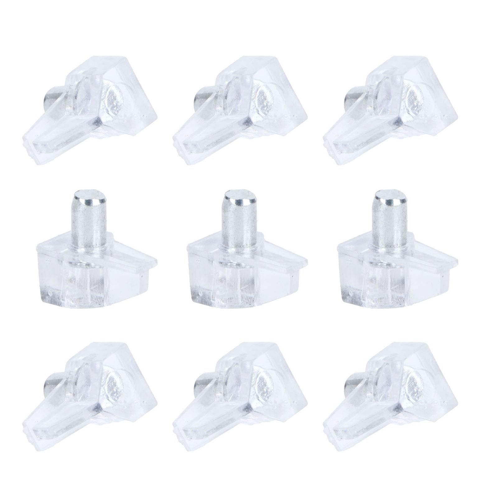 50PCS Clear Shelf Support Pegs Shelf Holder Pins Bracket Cabinet Clips Holder view 7