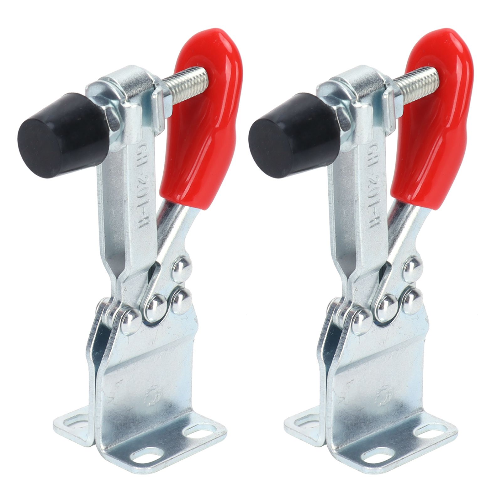 2 Set Small Toggle Clamps Quick Release Horizontal Clamp Hand Tools Home view 2