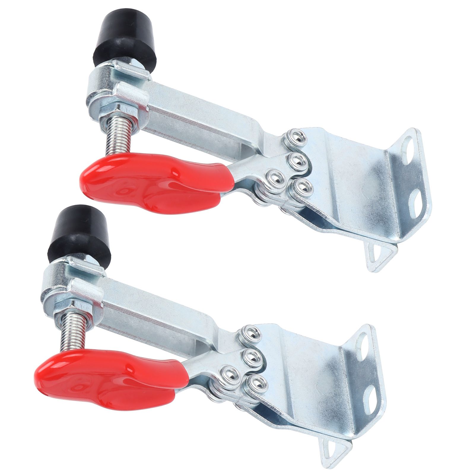 2 Set Small Toggle Clamps Quick Release Horizontal Clamp Hand Tools Home view 3