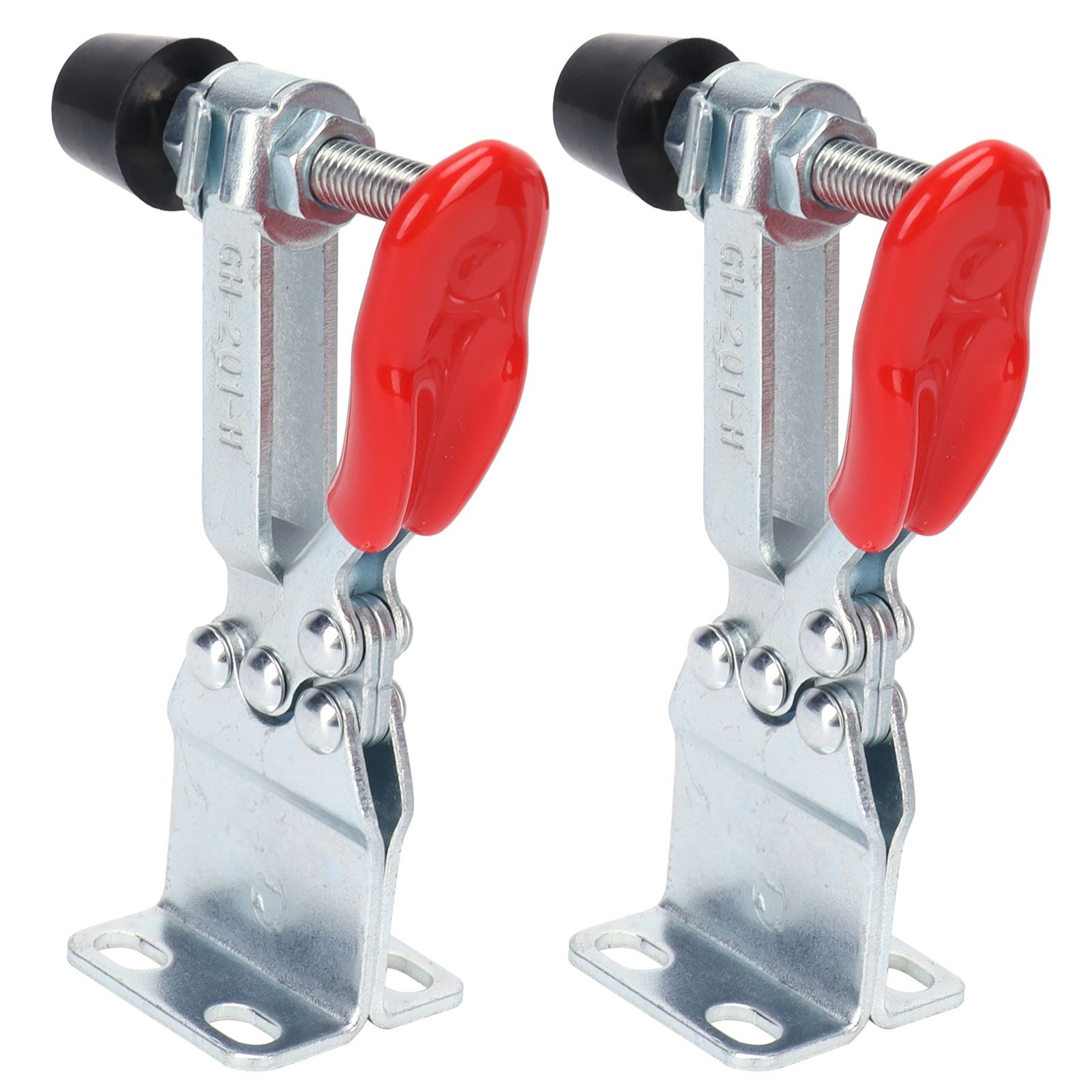2 Set Small Toggle Clamps Quick Release Horizontal Clamp Hand Tools Home view 5