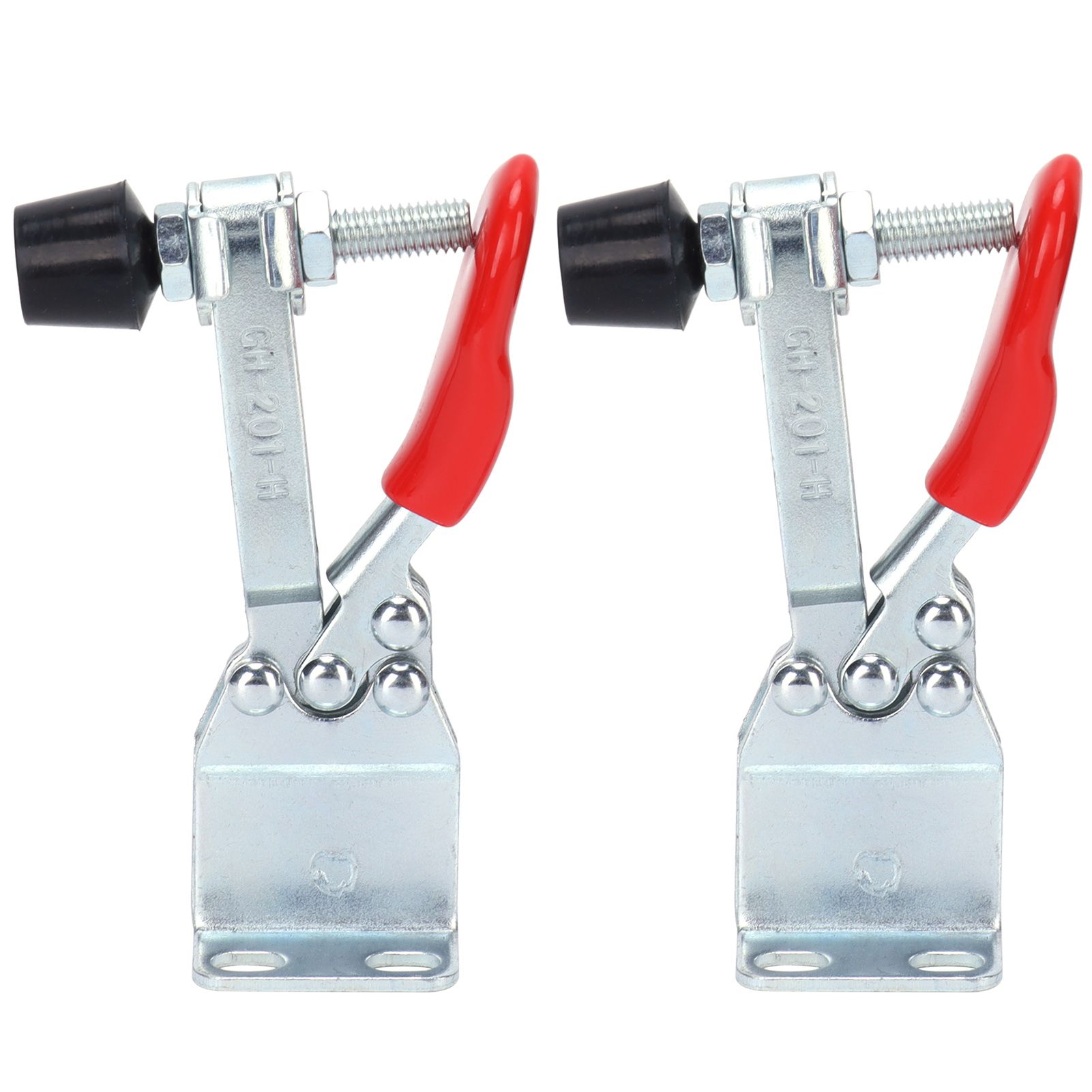 2 Set Small Toggle Clamps Quick Release Horizontal Clamp Hand Tools Home view 6