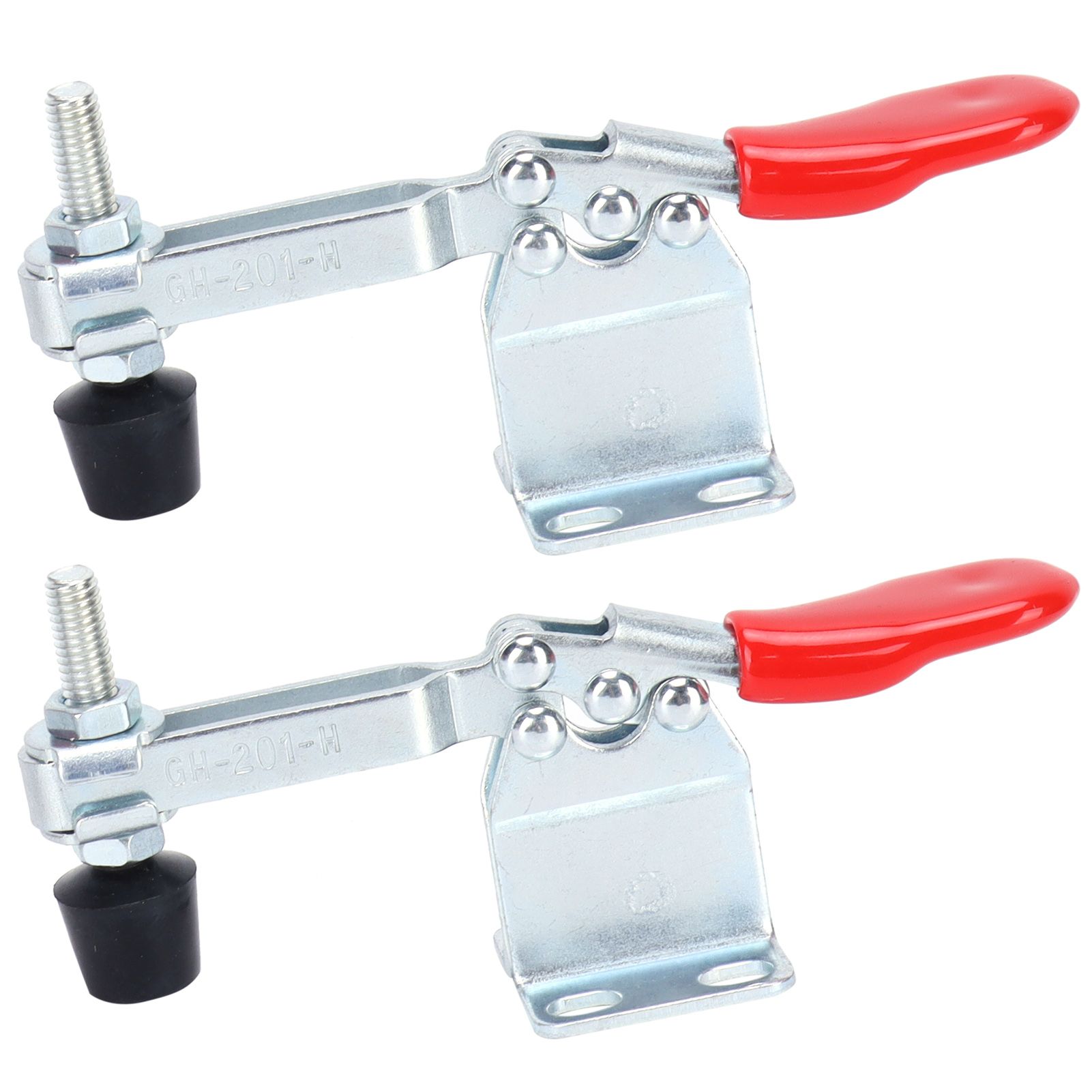 2 Set Small Toggle Clamps Quick Release Horizontal Clamp Hand Tools Home view 7
