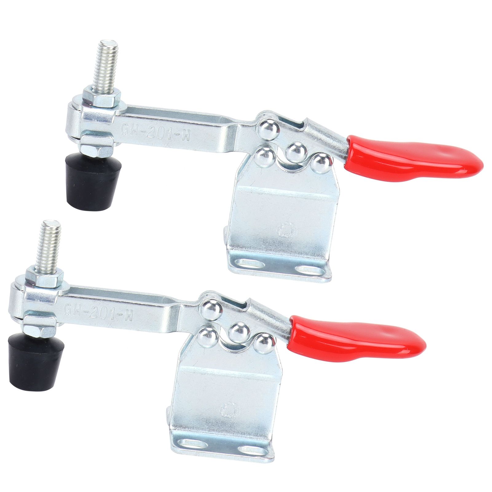 2 Set Small Toggle Clamps Quick Release Horizontal Clamp Hand Tools Home view 10
