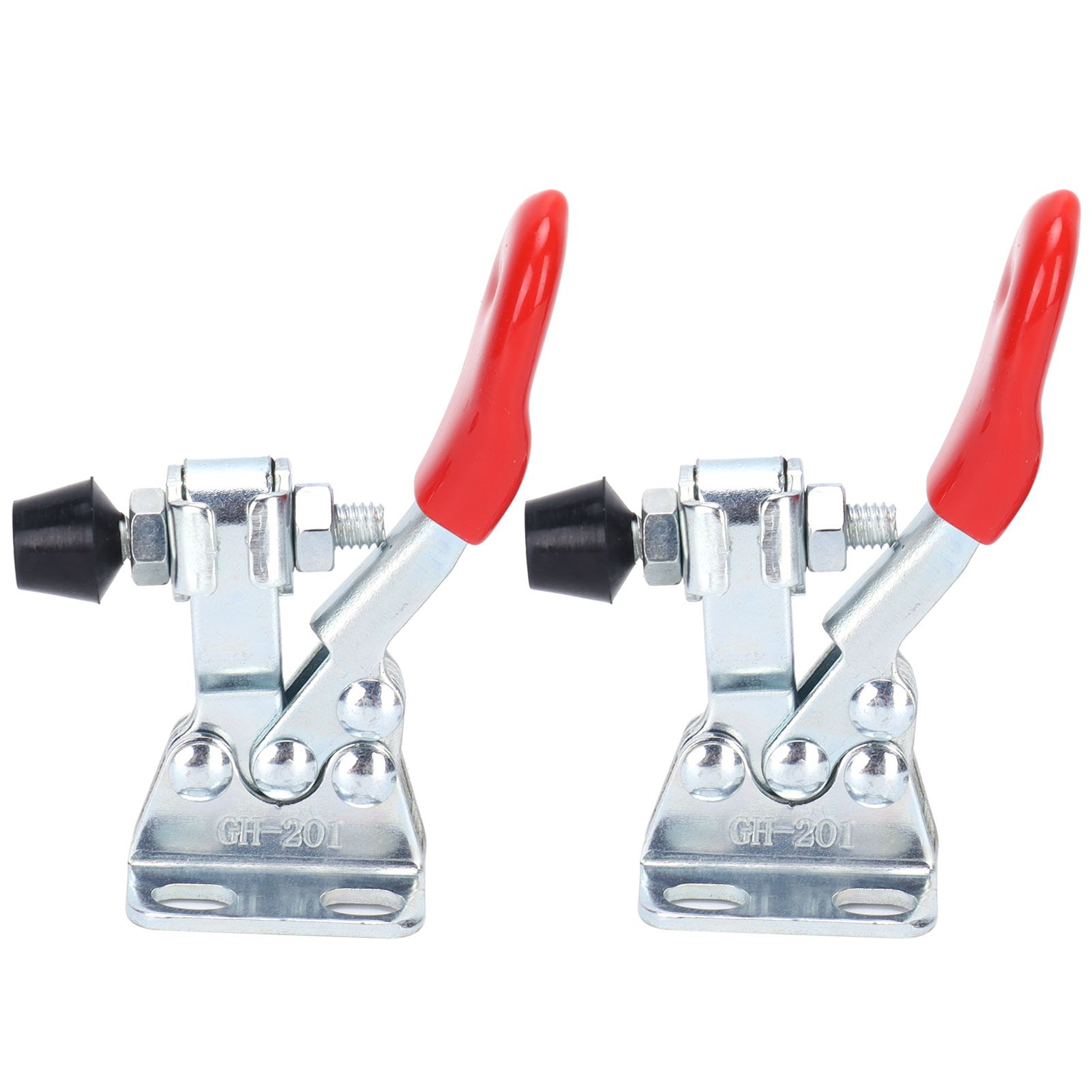 2 Set Toggle Clamp Quick Release Horizontal Clamp Anti Slip Hand Tool for view 4