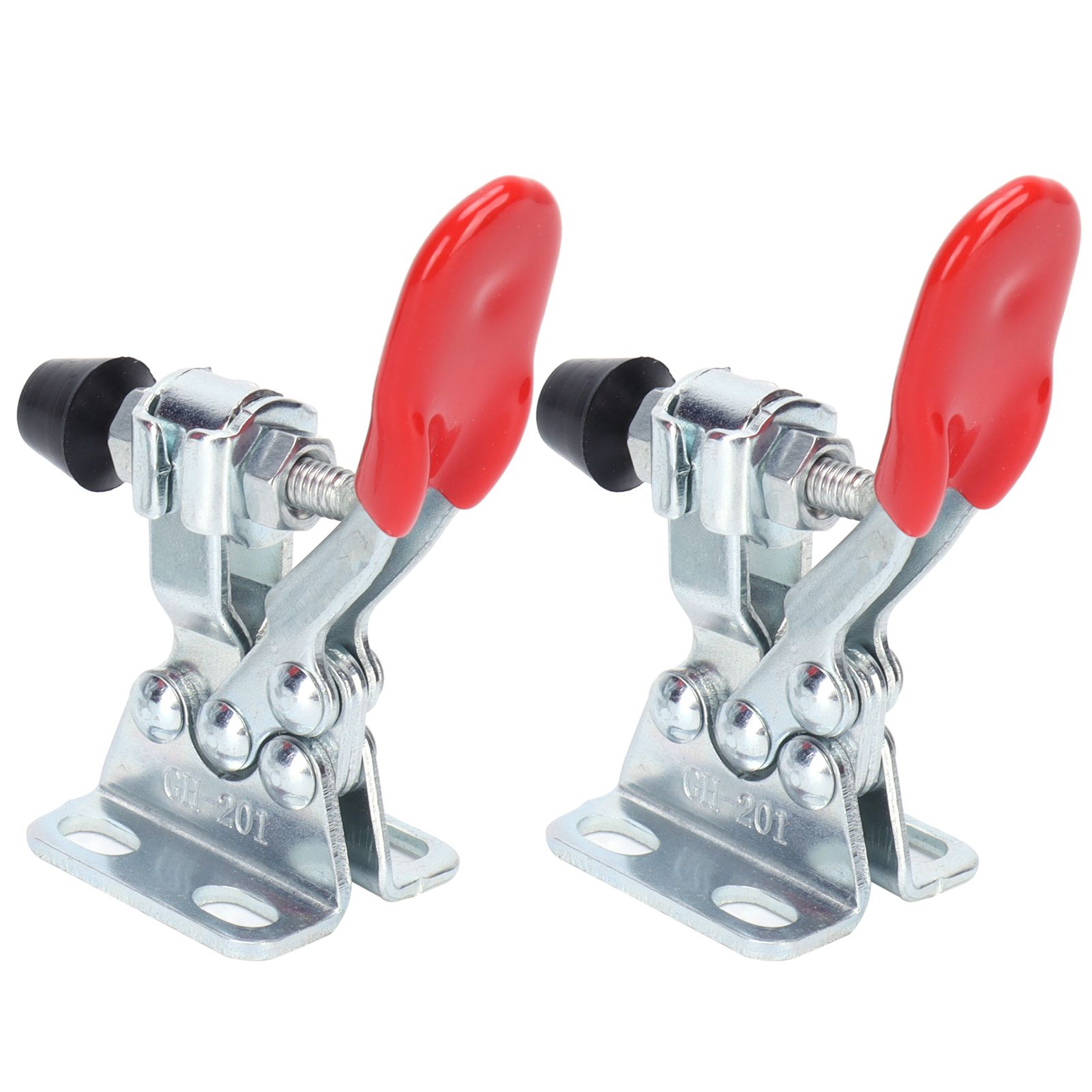 2 Set Toggle Clamp Quick Release Horizontal Clamp Anti Slip Hand Tool for view 5