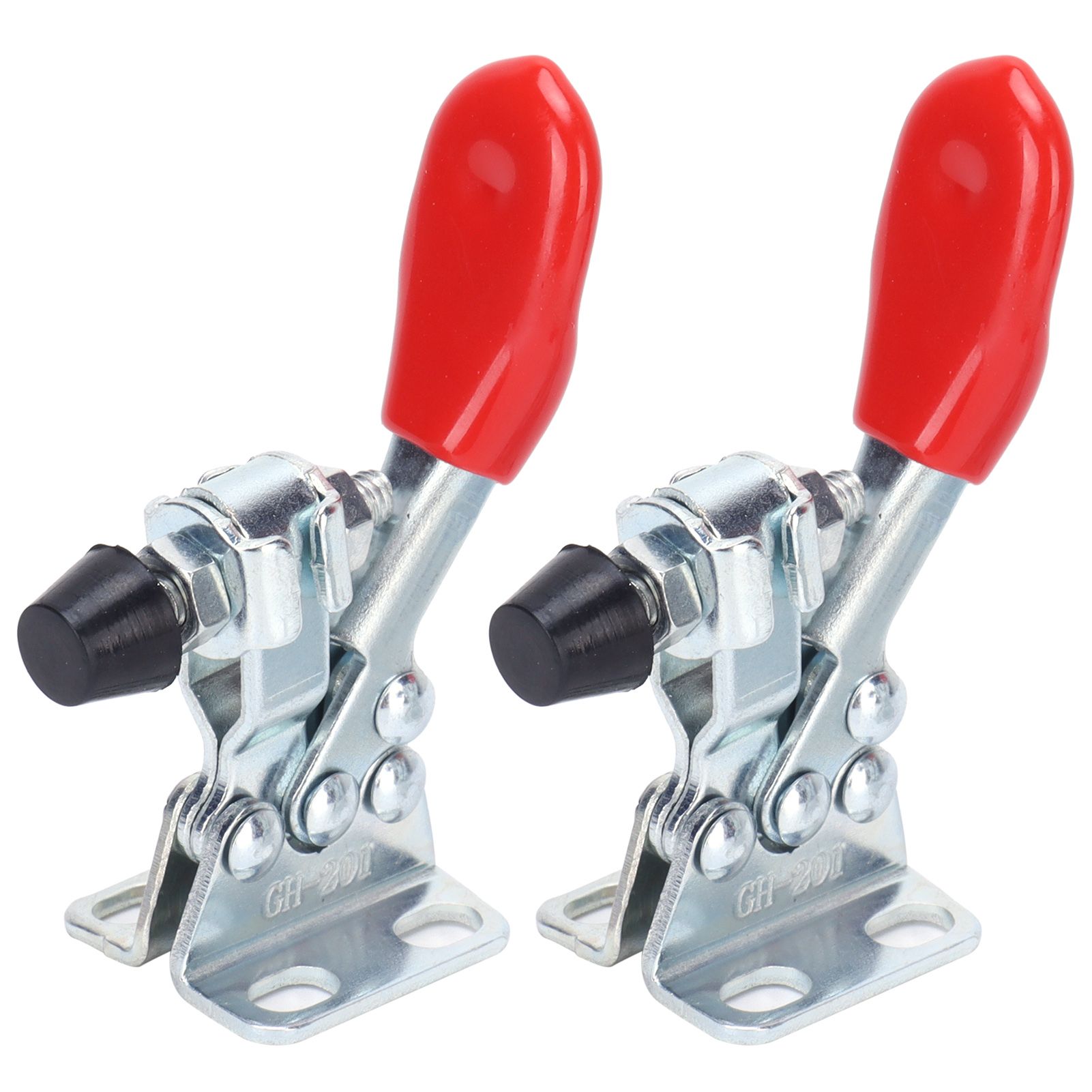 2 Set Toggle Clamp Quick Release Horizontal Clamp Anti Slip Hand Tool for view 8