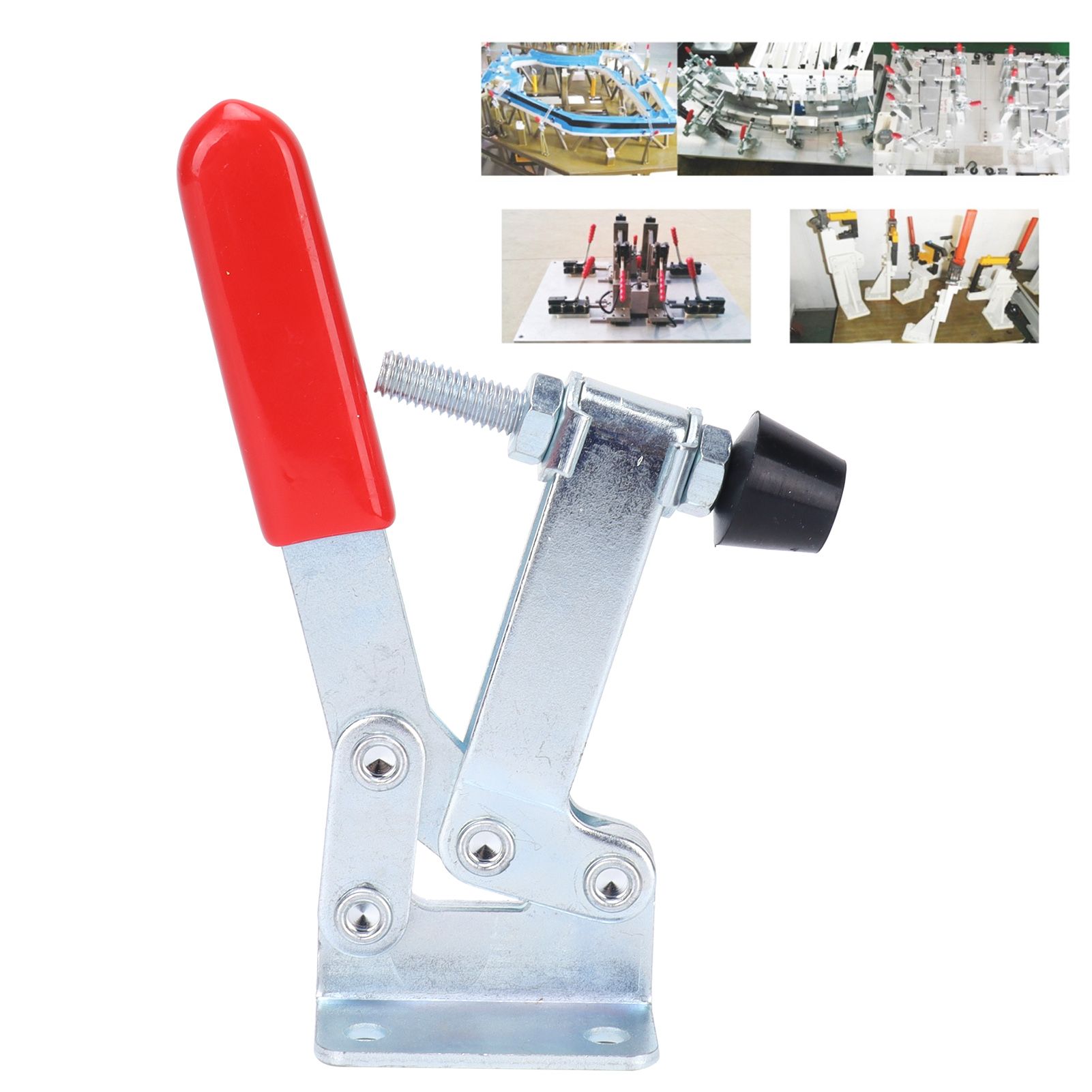 Manual Toggle Clamp GH-201-C Iron Welding Horizontal Clamp Quick Fixture Hand view 11
