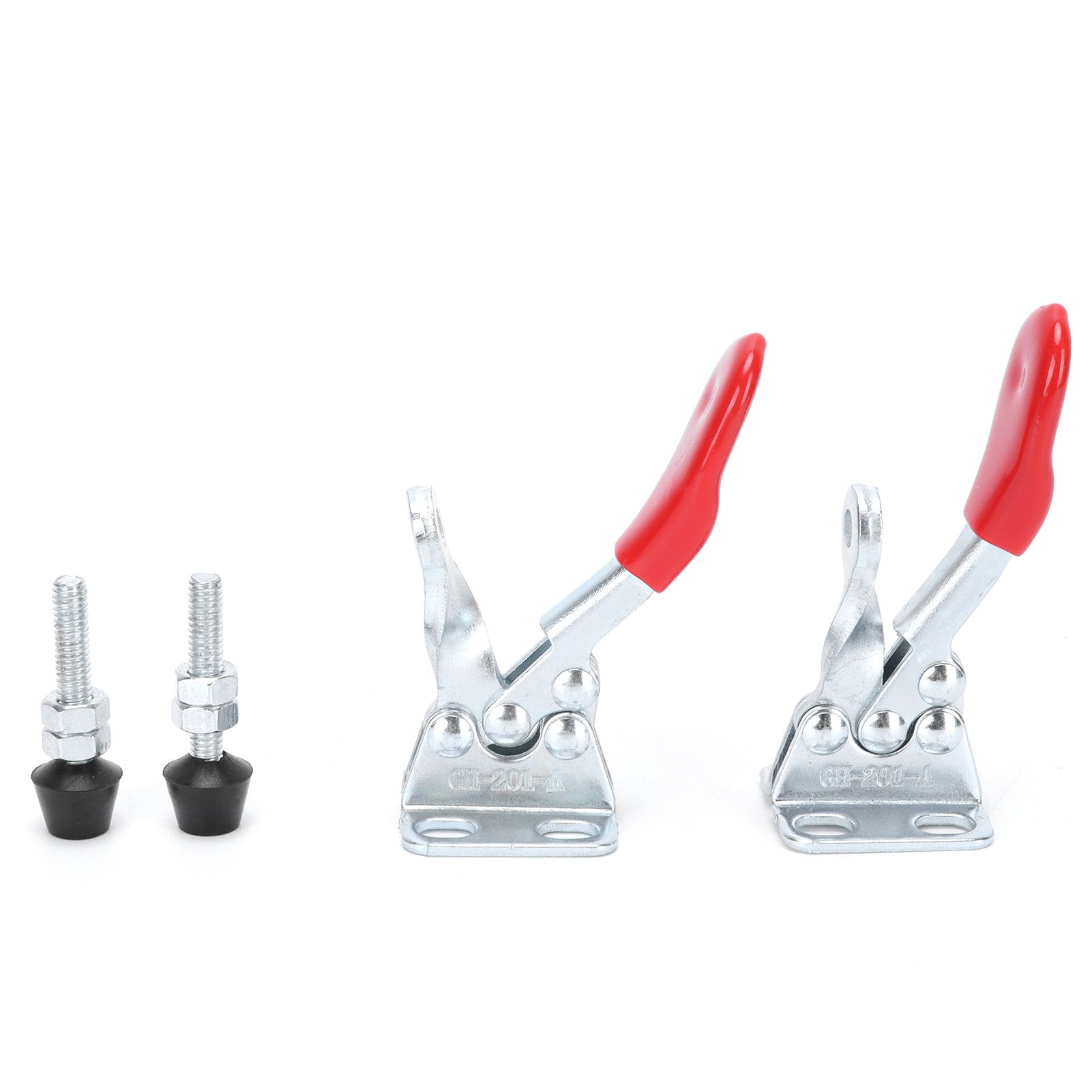 2Set Hold Down Toggle Clamp LD GH‑201‑A Clamping Fixture Hand Tools 30kg view 2
