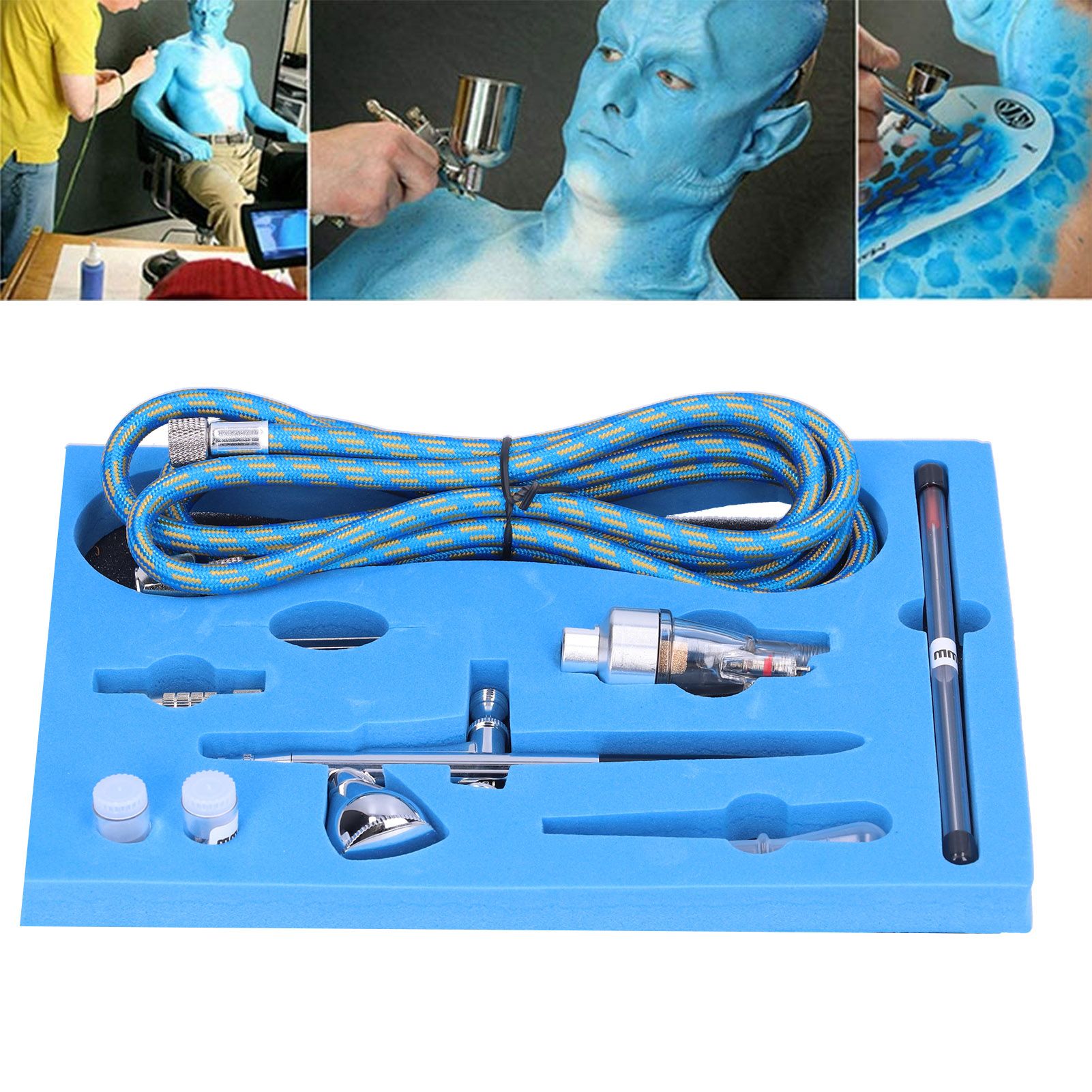 G1/8 Airbrush Kit Spray Gun Paint Art Tool for DIY Model Printing Home Decoration view 11