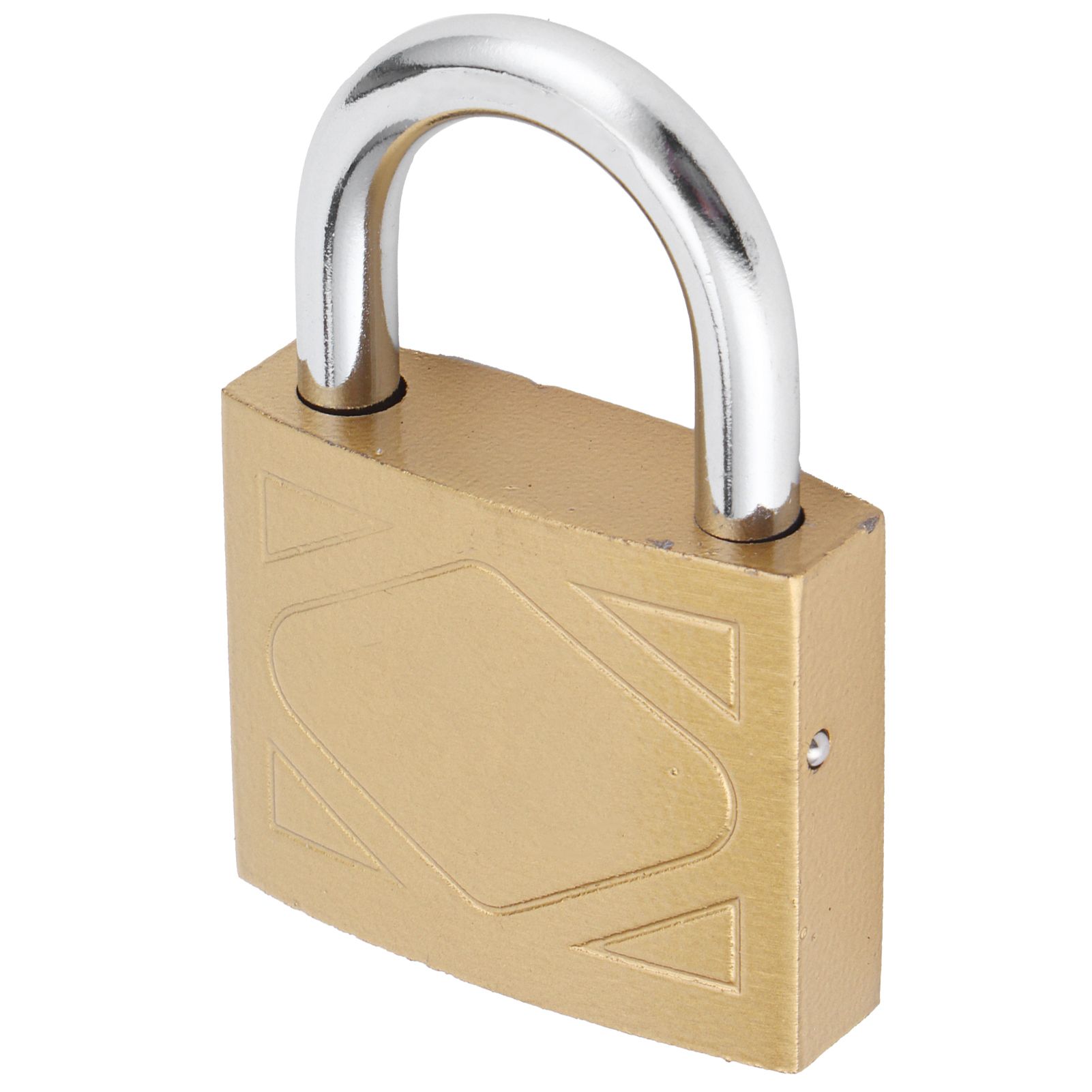 Household Outdoor Padlock with 3 Keys MediumThick Brass Iron Padlock for Door view 6