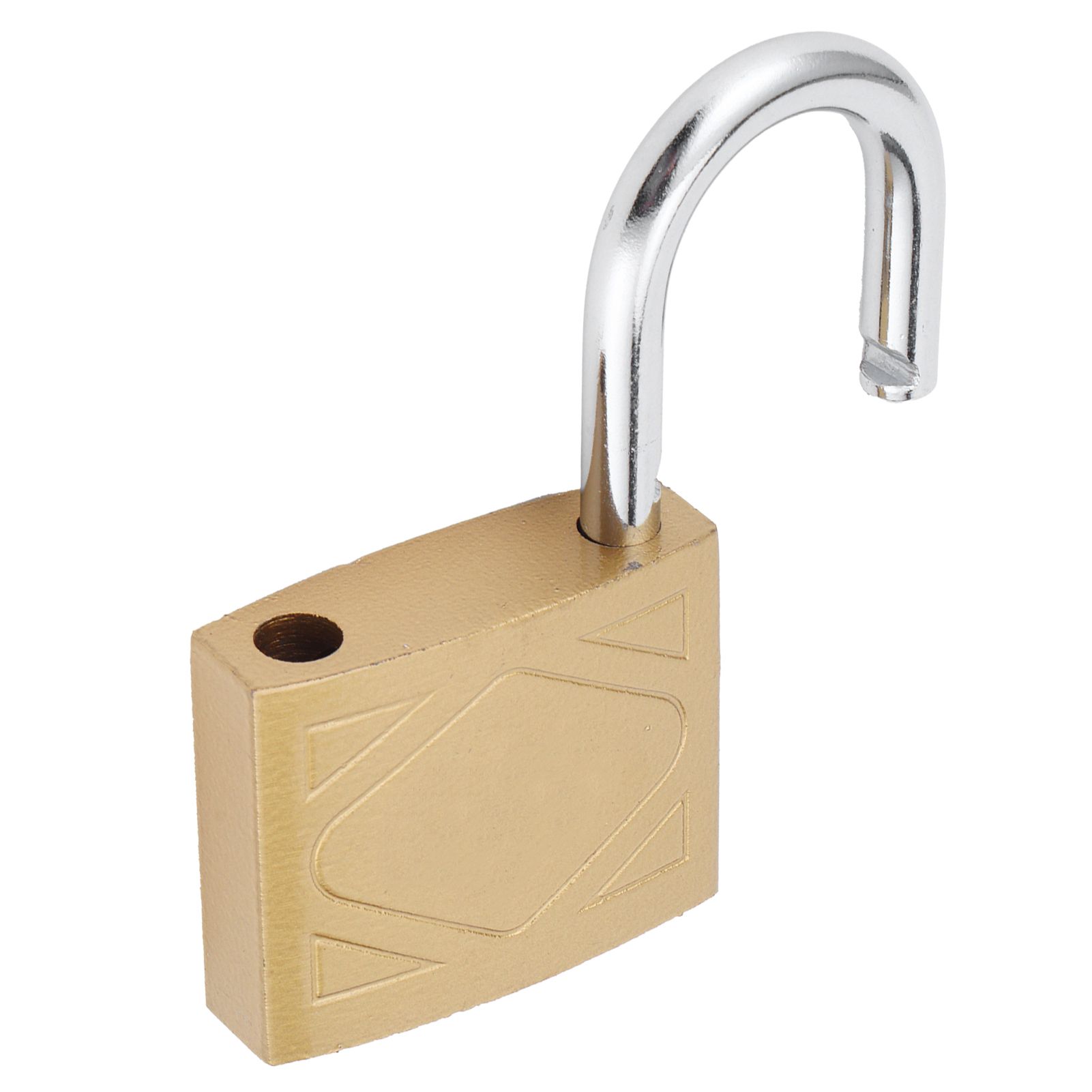 Household Outdoor Padlock with 3 Keys MediumThick Brass Iron Padlock for Door view 10
