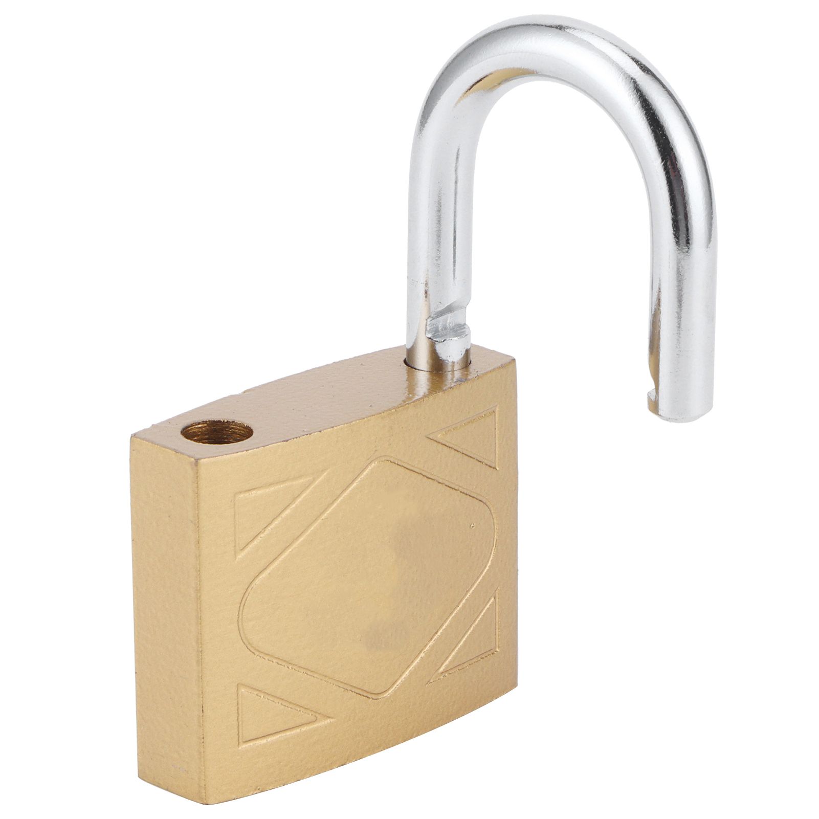Household Outdoor Padlock with 3 Keys MediumThick Brass Iron Padlock for Door view 8
