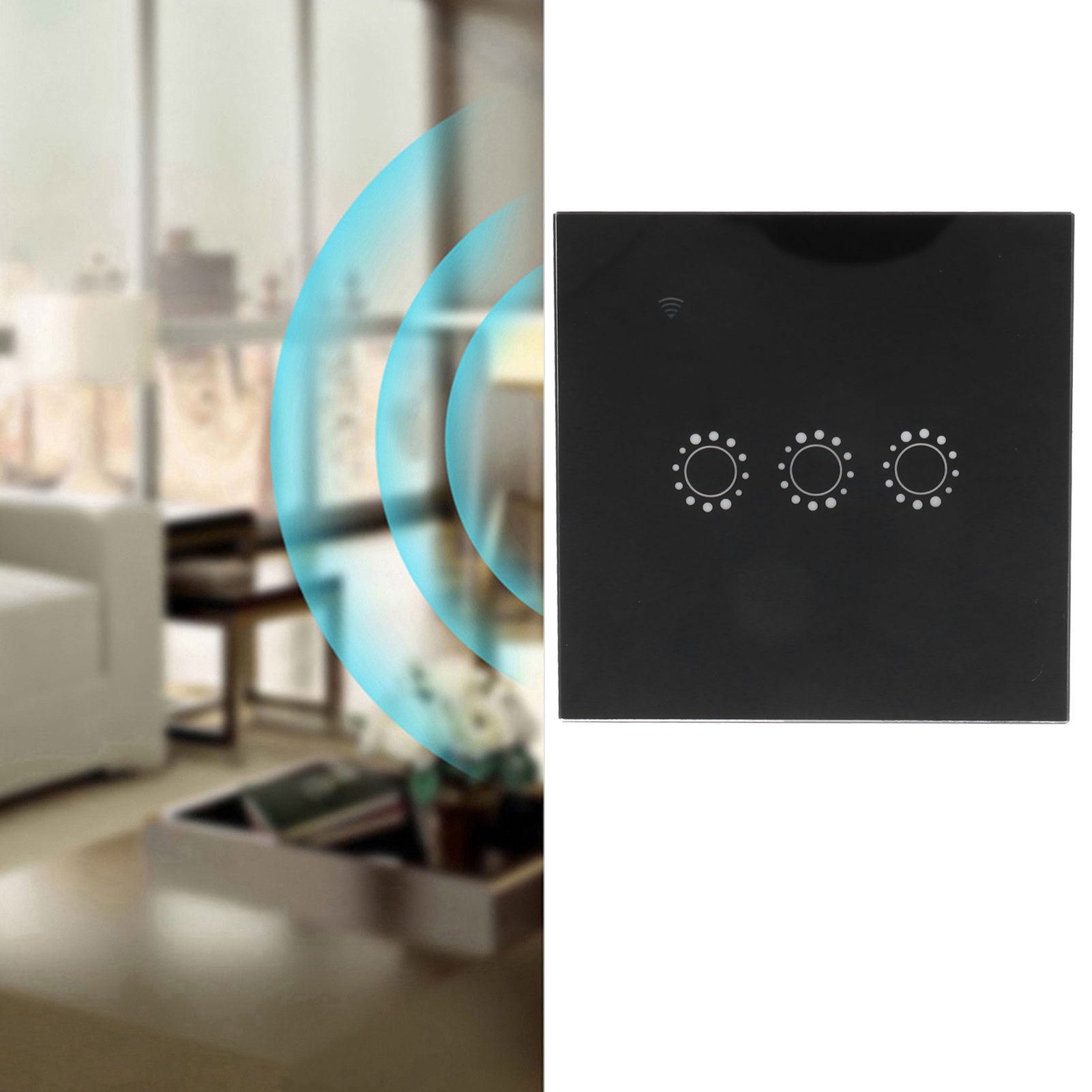 Intelligent Remote Touch Switch WiFi Smart Touch Wall Switch APP Voice Control view 12