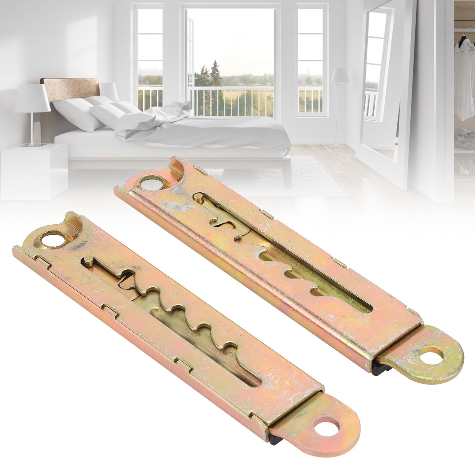 Adjustable Telescope Hinge Headrest Height Adjuster Furniture Hardware view 12