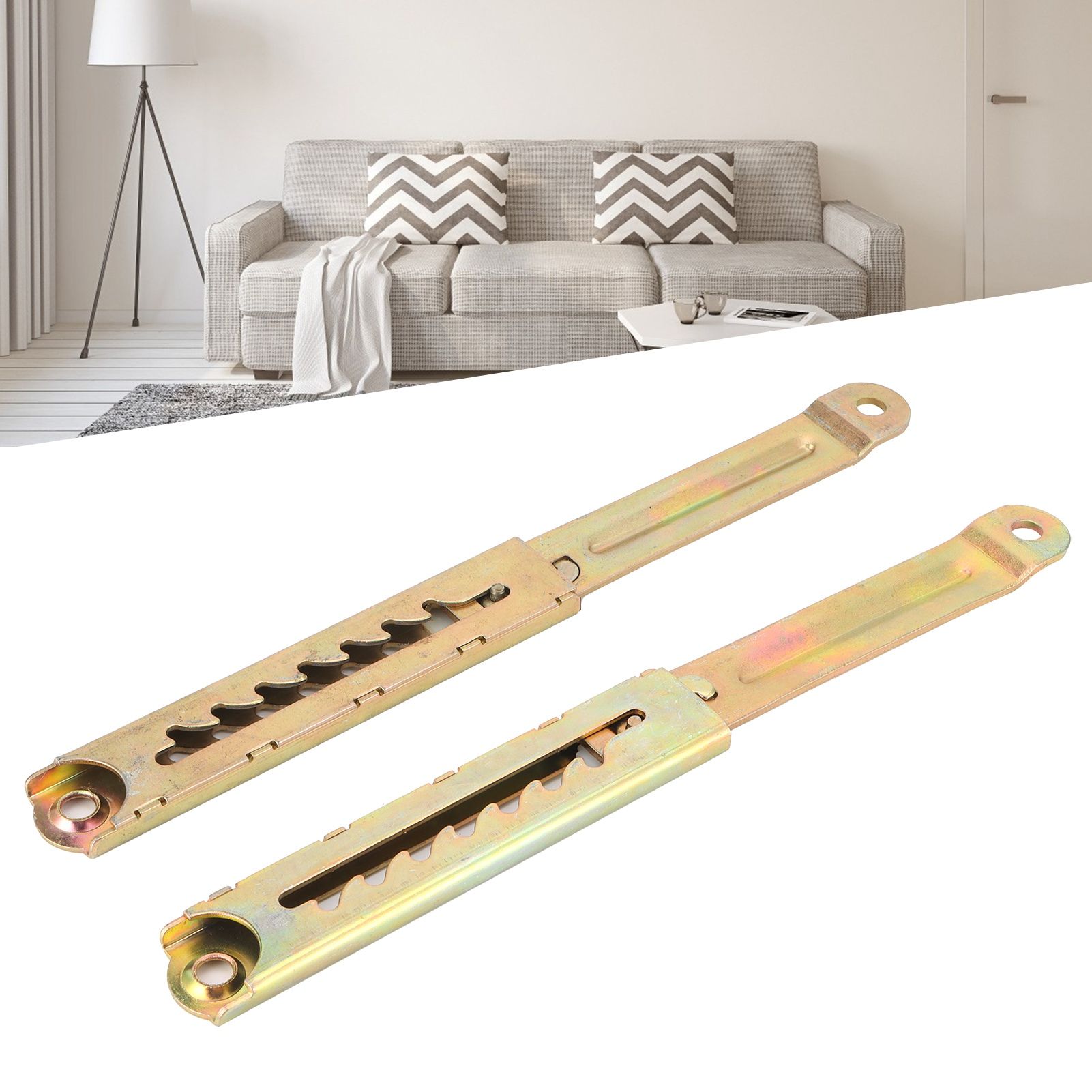 Adjustable Telescope Hinge Headrest Height Adjuster Furniture Hardware view 12