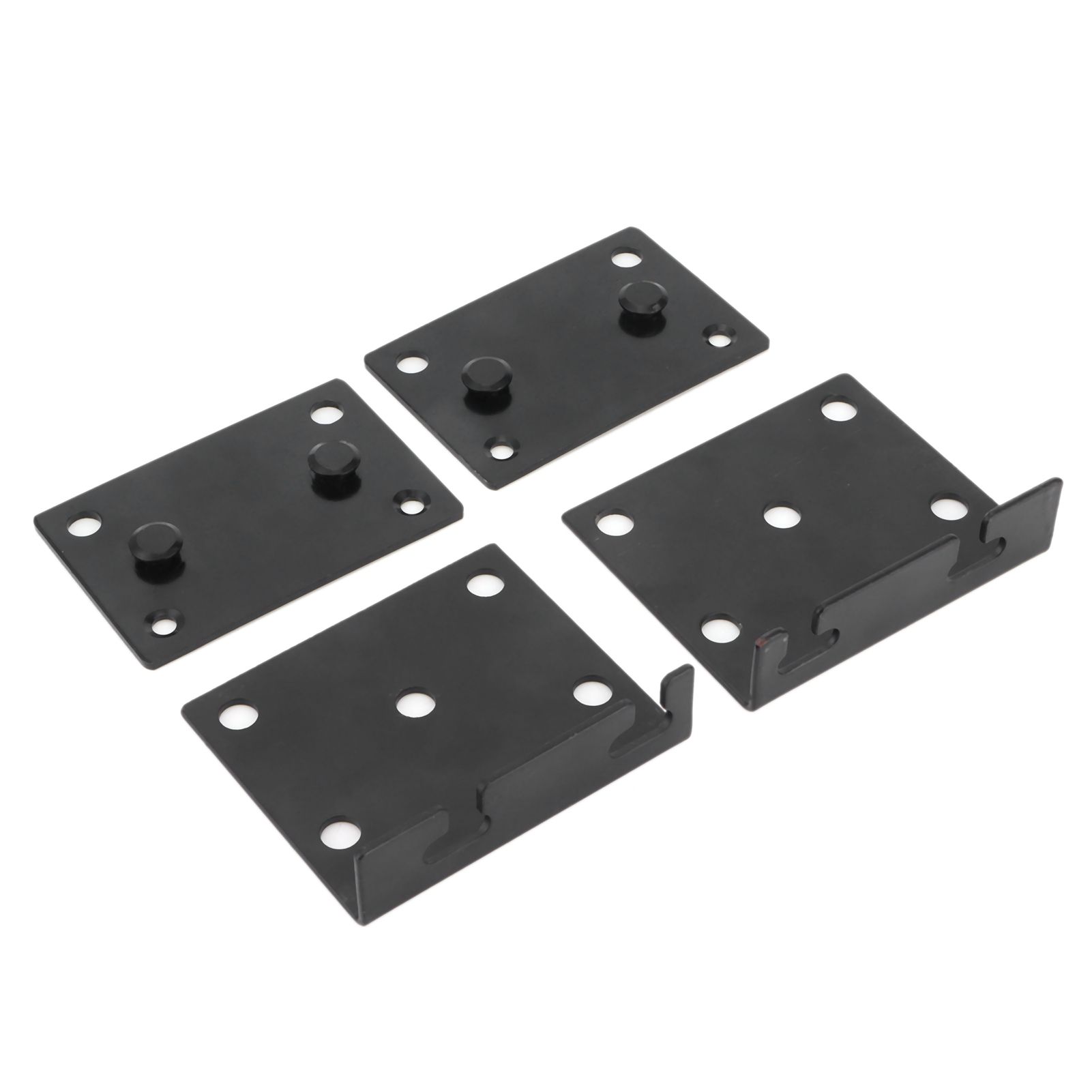 Bed Rail Hinge Bracket Iron Furniture Hardware Connector Fittings for view 6