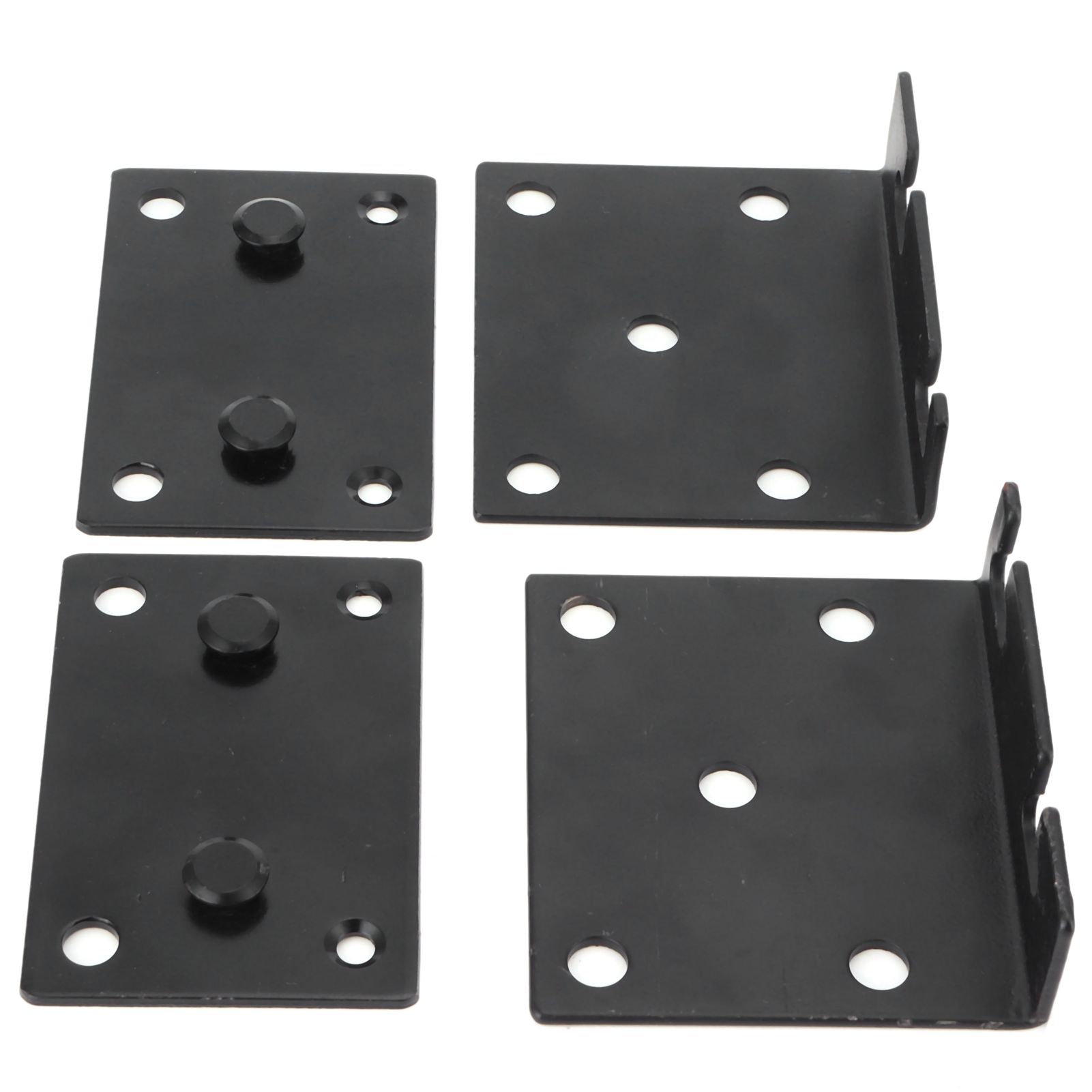 Bed Rail Hinge Bracket Iron Furniture Hardware Connector Fittings for view 10