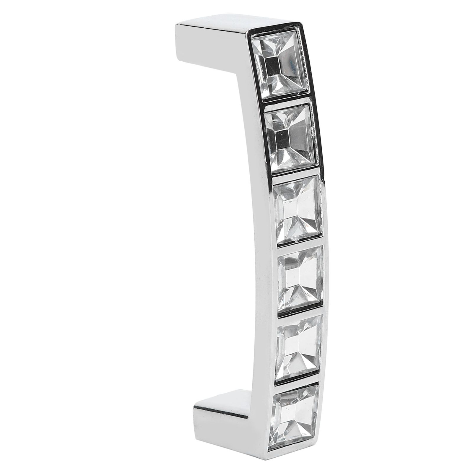 Crystal Handle Modern Simple Cabinet Door Diamonds Double Hole Handle Drawer Pull view 8
