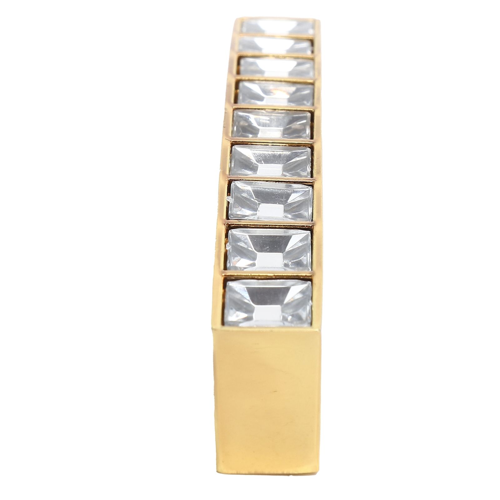 Crystal Pull Modern Cabinet Handle Double Hole Handle for Closet Drawer view 3