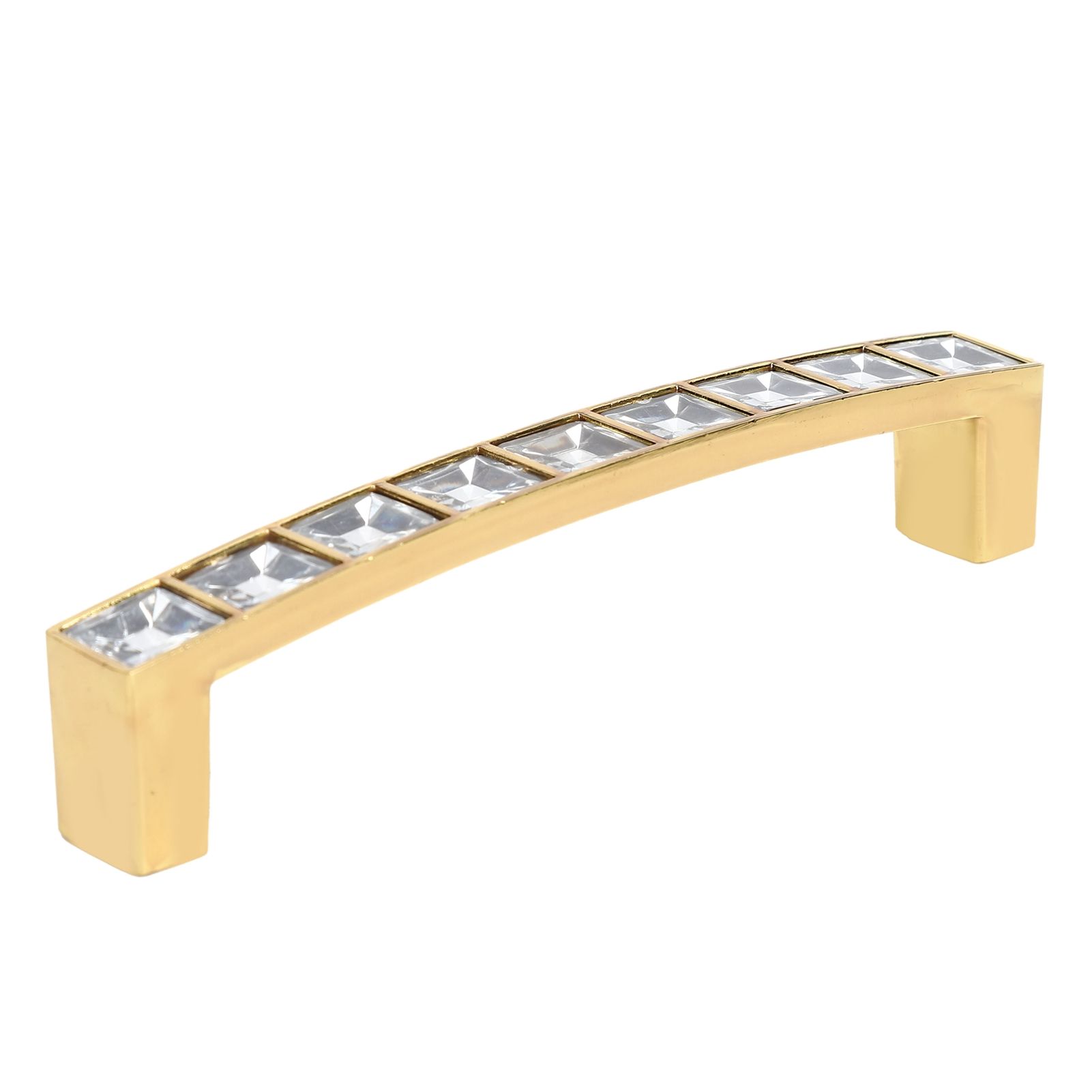Crystal Pull Modern Cabinet Handle Double Hole Handle for Closet Drawer view 4