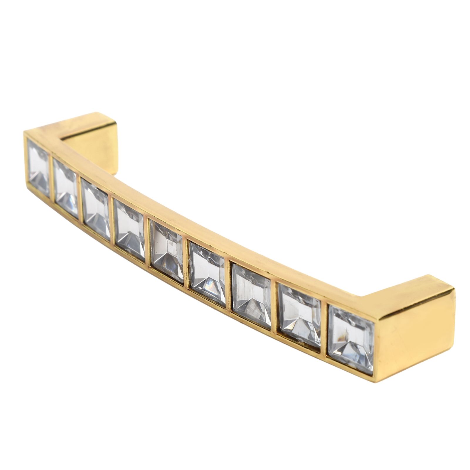 Crystal Pull Modern Cabinet Handle Double Hole Handle for Closet Drawer view 5