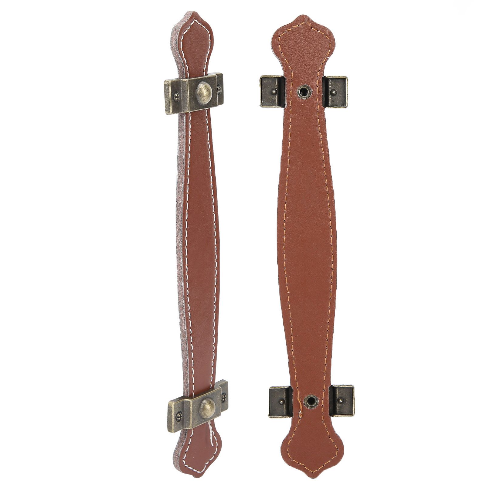 Artificial Leather Furniture Handle Drawer Cabinet Door Pull Luggage Suitcase view 6