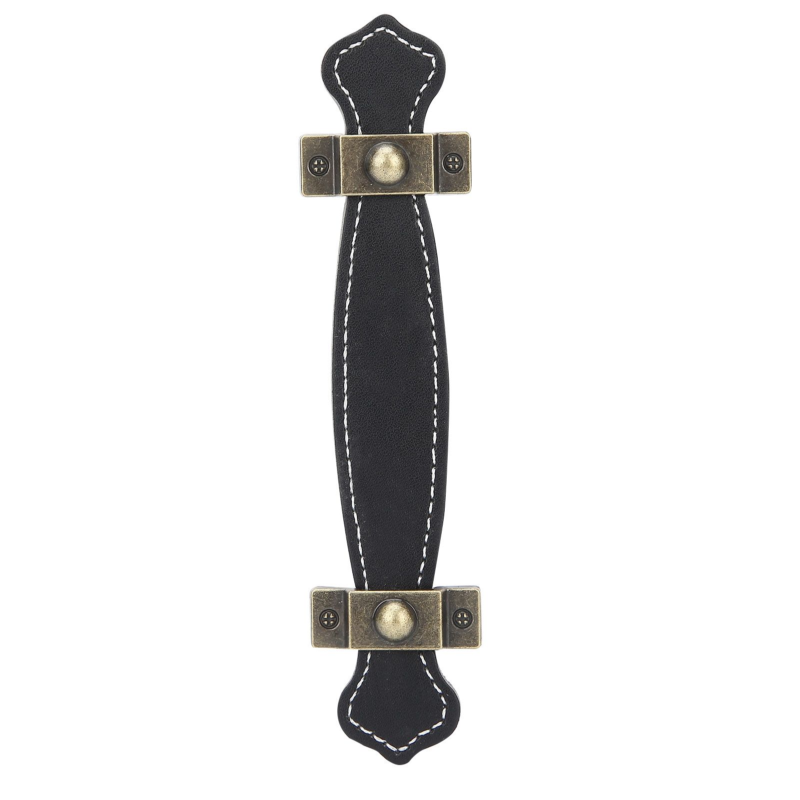Artificial Leather Furniture Pull Handle for Suitcase Wardrobe Closet Cabinet Door view 2