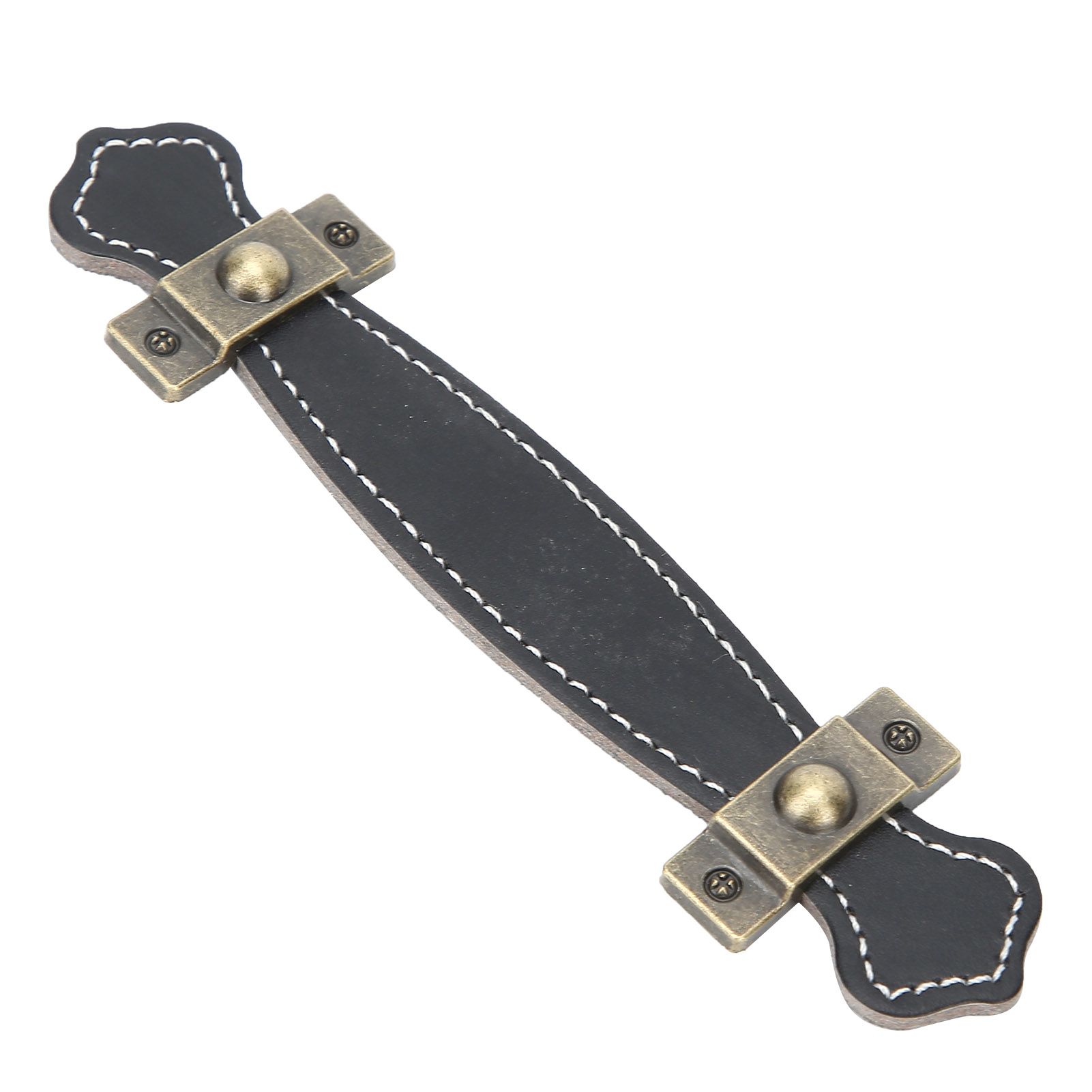 Artificial Leather Furniture Pull Handle for Suitcase Wardrobe Closet Cabinet Door view 3