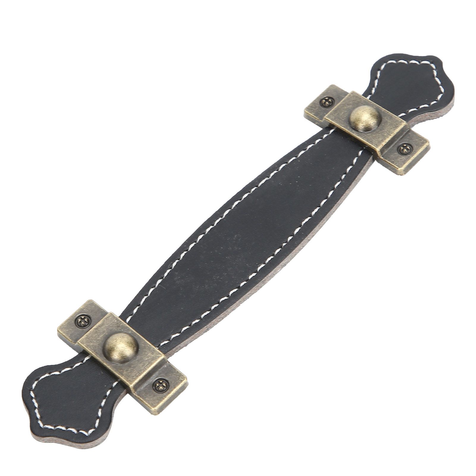 Artificial Leather Furniture Pull Handle for Suitcase Wardrobe Closet Cabinet Door view 4