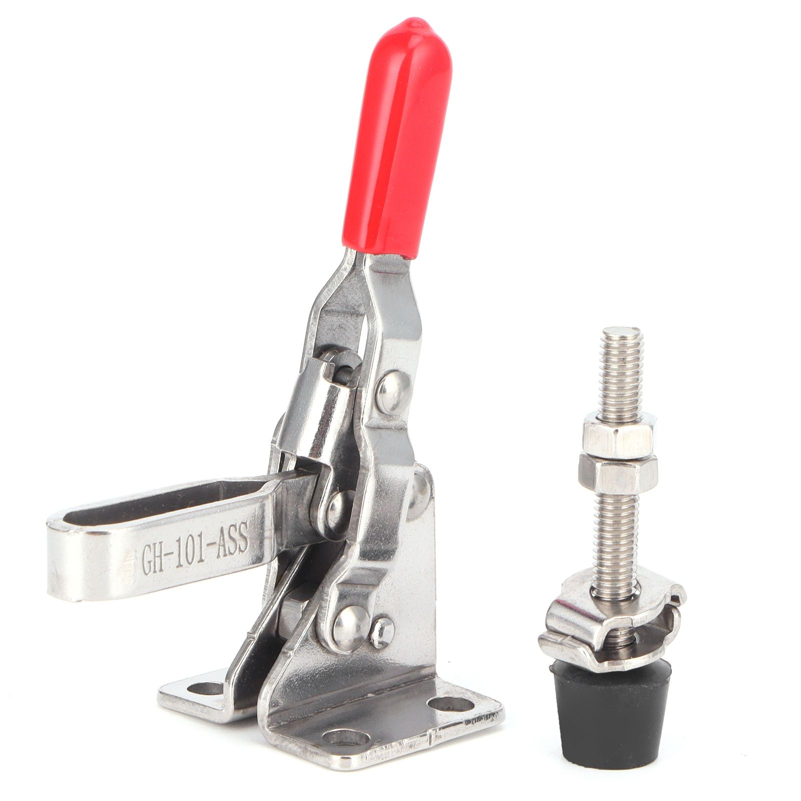 Stainless Steel Toggle Clamp Quick Release Clamping Fixture Hand Tool 60kg view 2