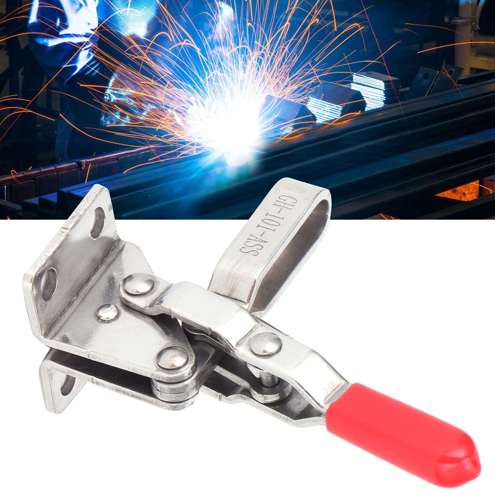 Stainless Steel Toggle Clamp Quick Release Clamping Fixture Hand Tool 60kg view 12