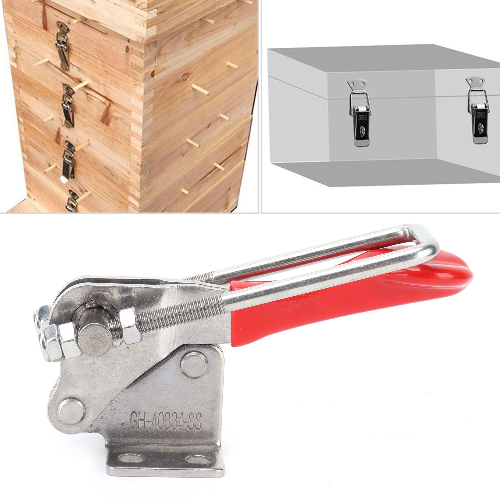 Stainless Steel Toggle Clamp Quick Clamp Equipment Toggle Latch for Hardware Box view 11