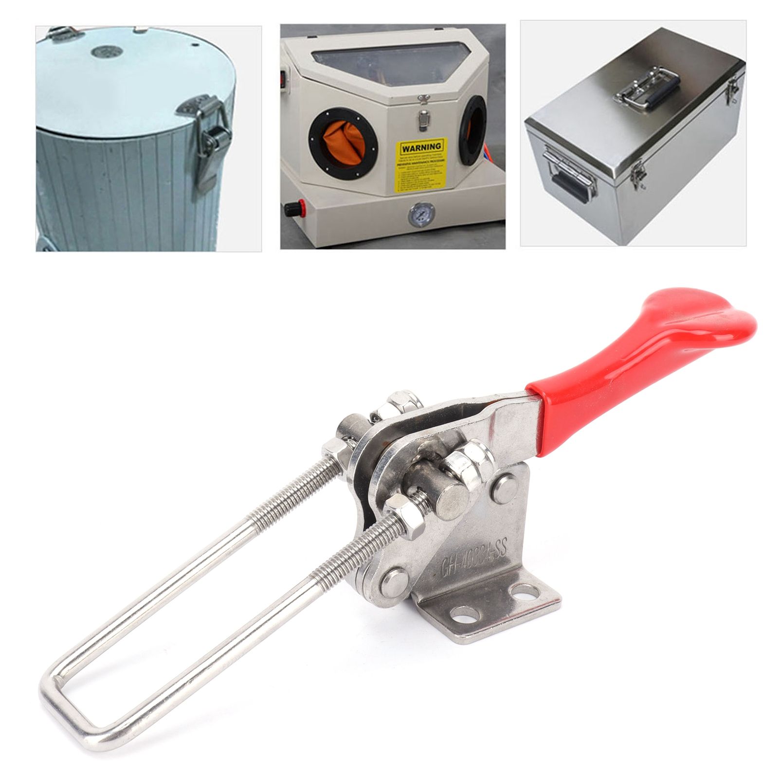 Stainless Steel Toggle Clamp Quick Clamp Equipment Toggle Latch for Hardware Box view 12