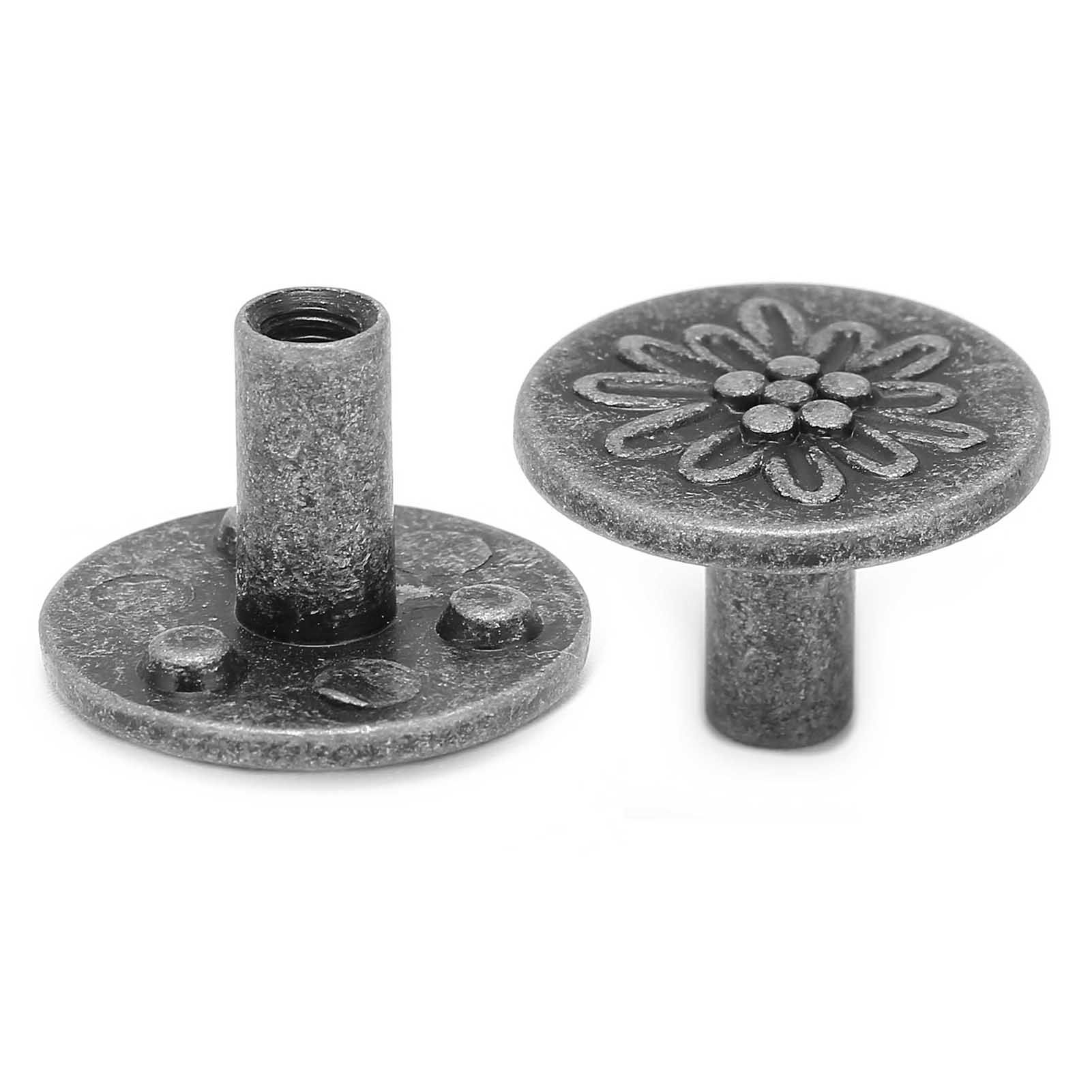 Single Hole Knob Copper Cabinet Handle Knobs for Drawer Wardrobes Side Doors view 7