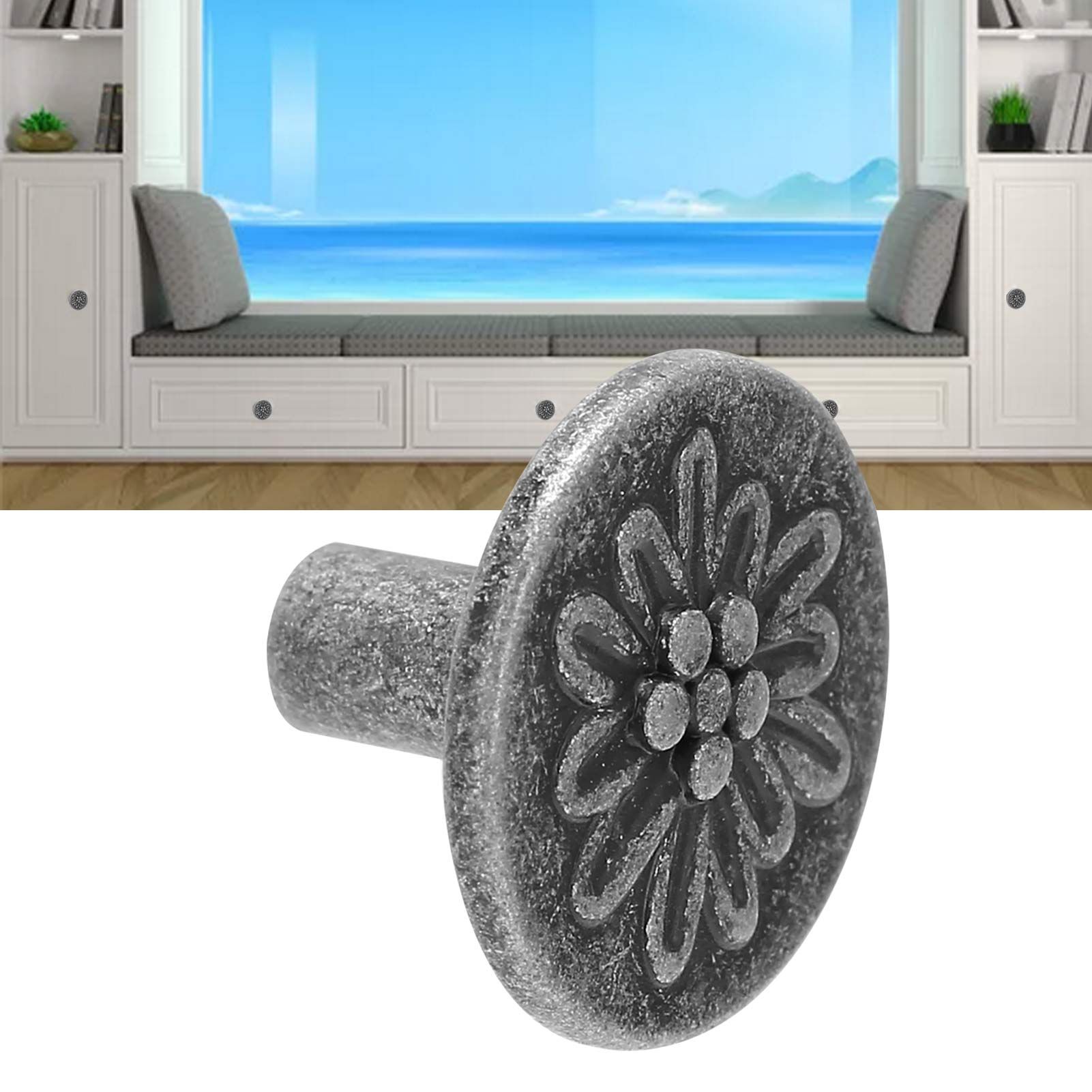 Single Hole Knob Copper Cabinet Handle Knobs for Drawer Wardrobes Side Doors view 12