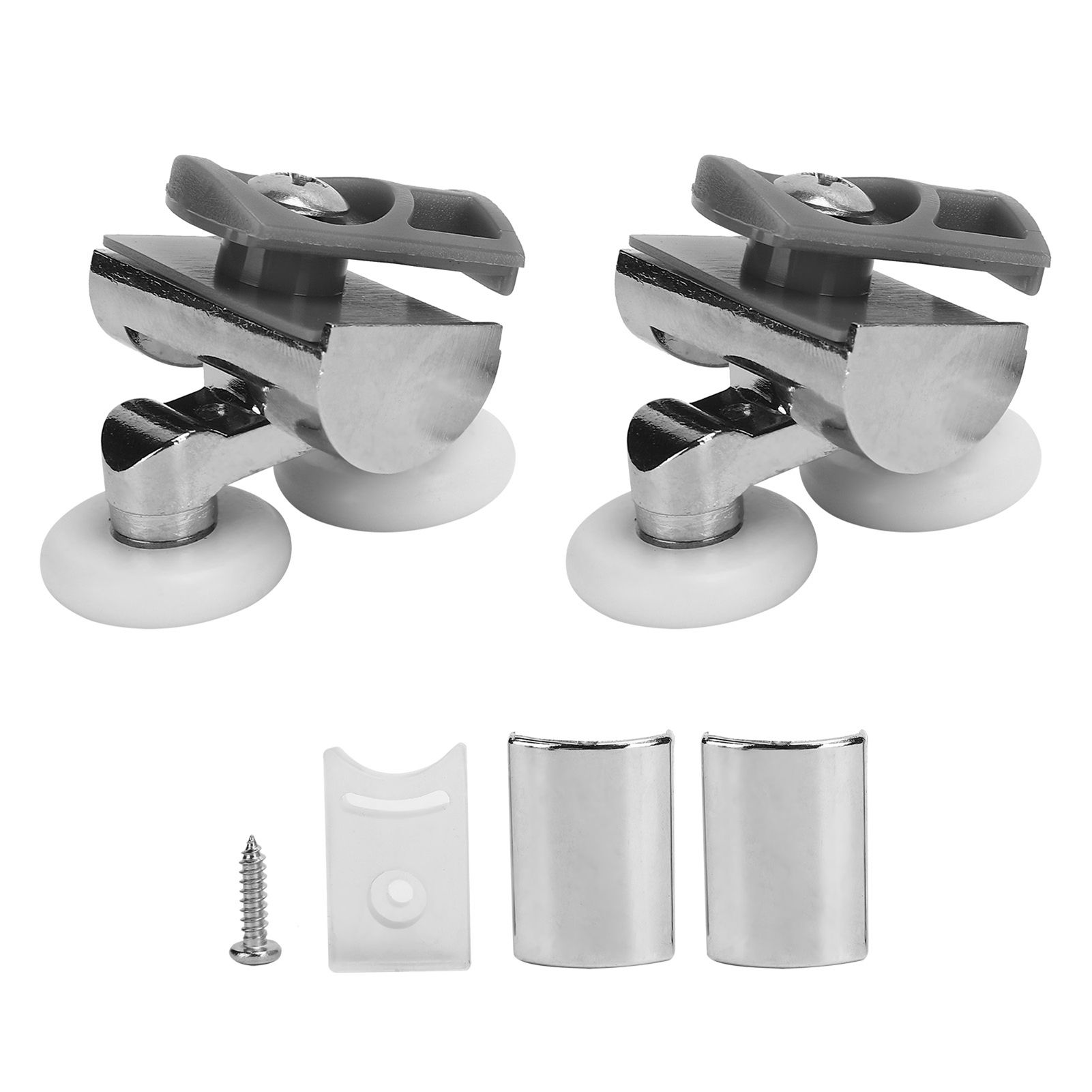 23mm Double Shower Door Rollers Hanging Wheel Pulley Top and Bottom Wheels view 2
